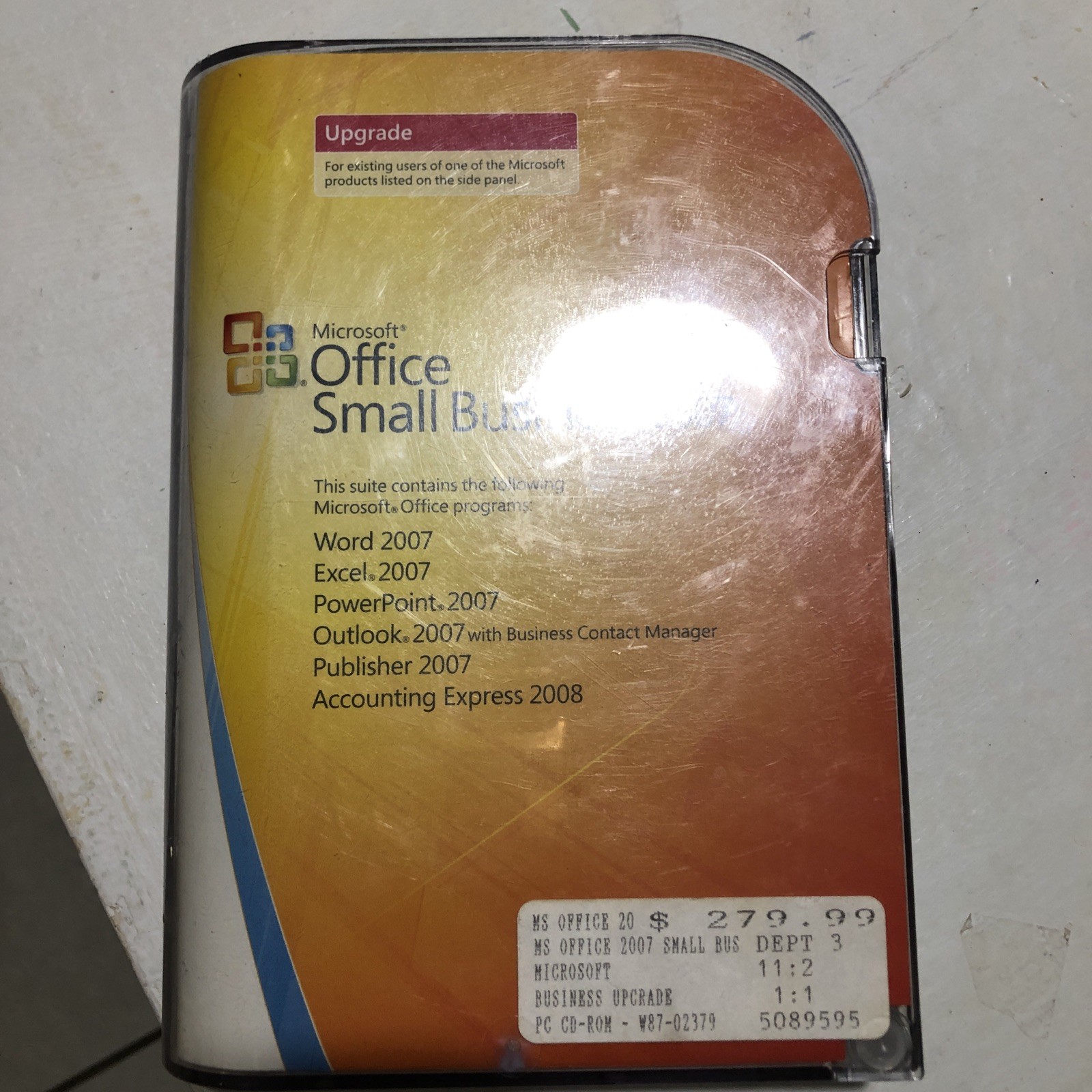 Microsoft Office Small Business 2007 Upgrade Word, Excel, PowerPoint, Outlook