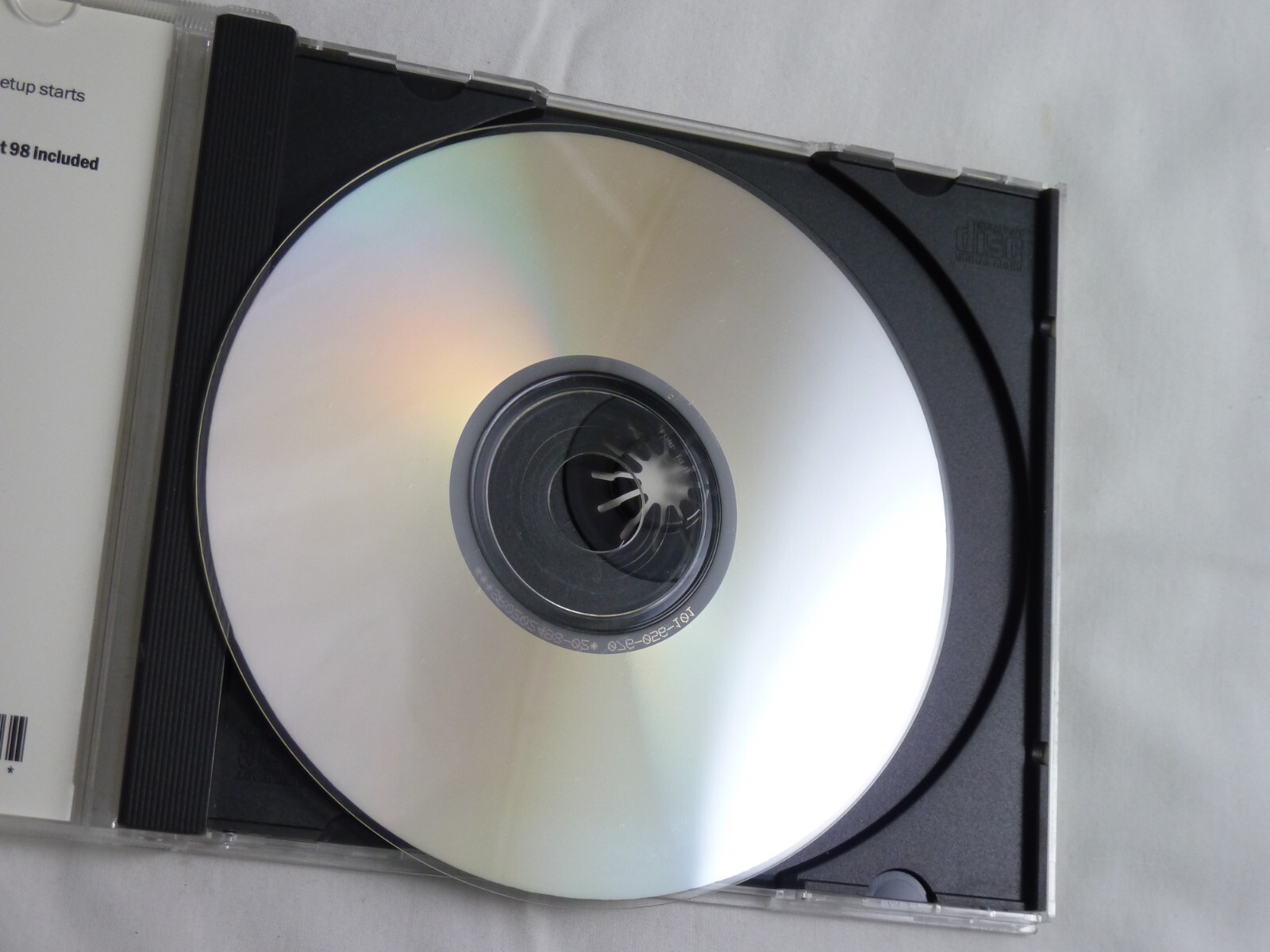 Microsoft Project 98- Management PC CD with Case