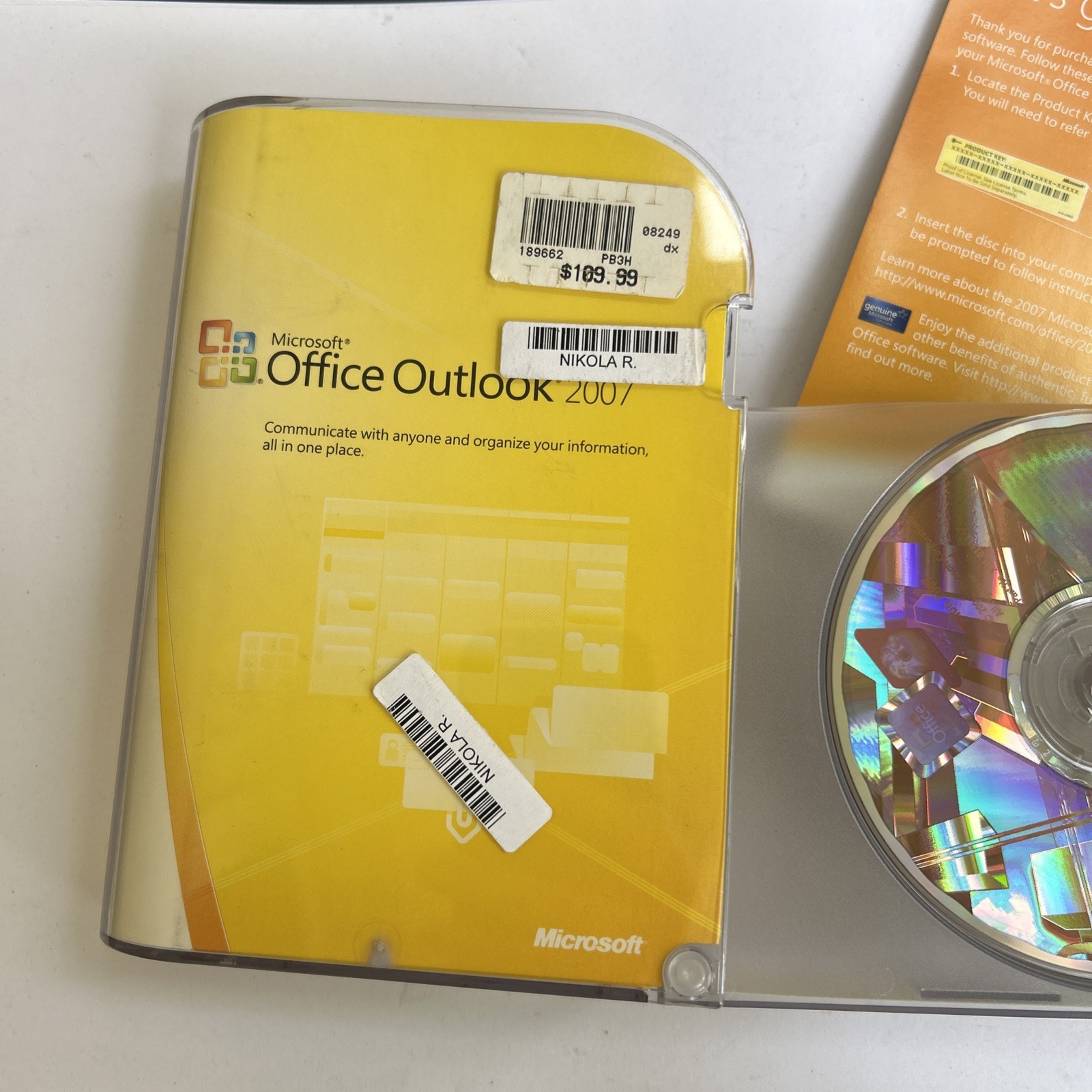 Office Outlook 2007 with Business Contact Manager with Key