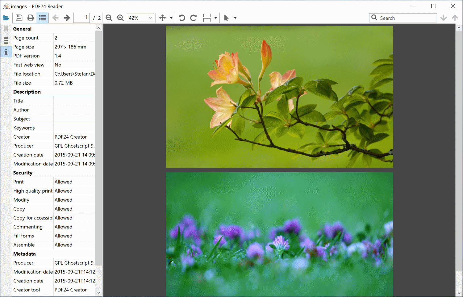 PDF 24 – PDF Editor Software – Convert Text Objects Images Forms & more USB