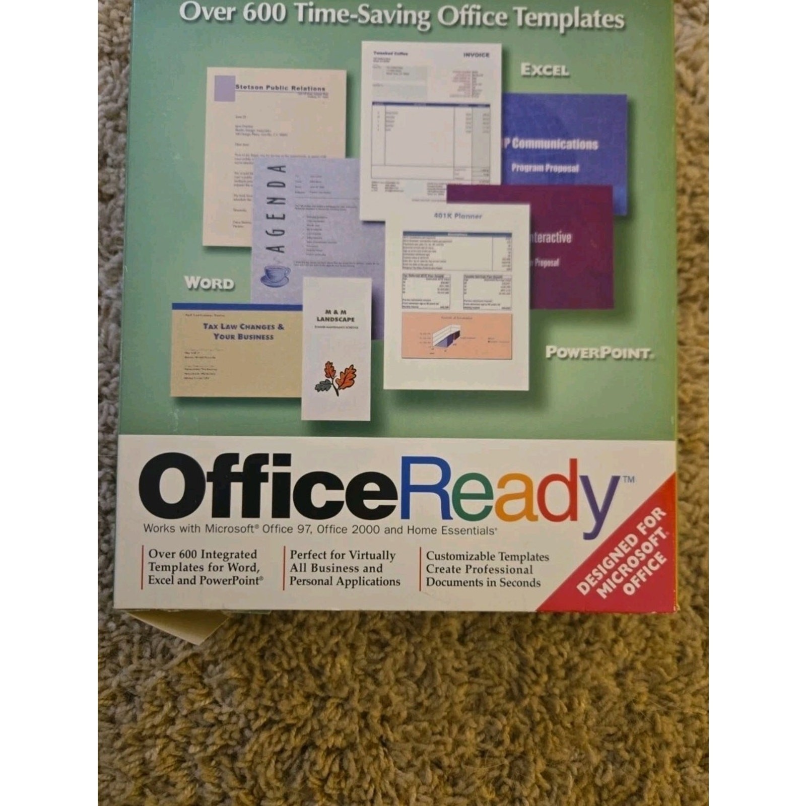 Canon OfficeReady 2 PC CD templates MS Word Excel PowerPoint BRAND NEW SEALED