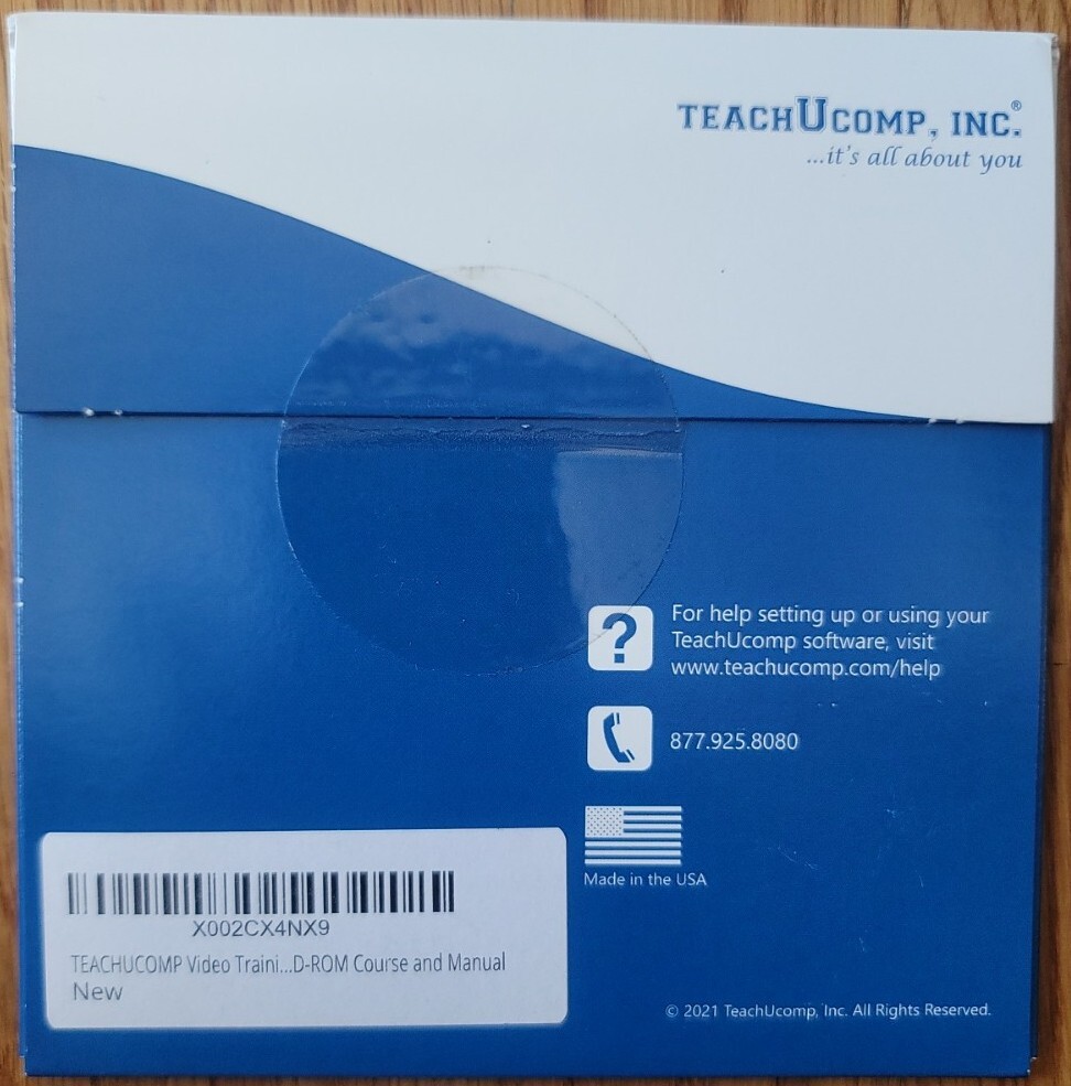 TEACHUCOMP Video Training Tutorial for Windows 10 DVD-ROM Course and PDF Manual