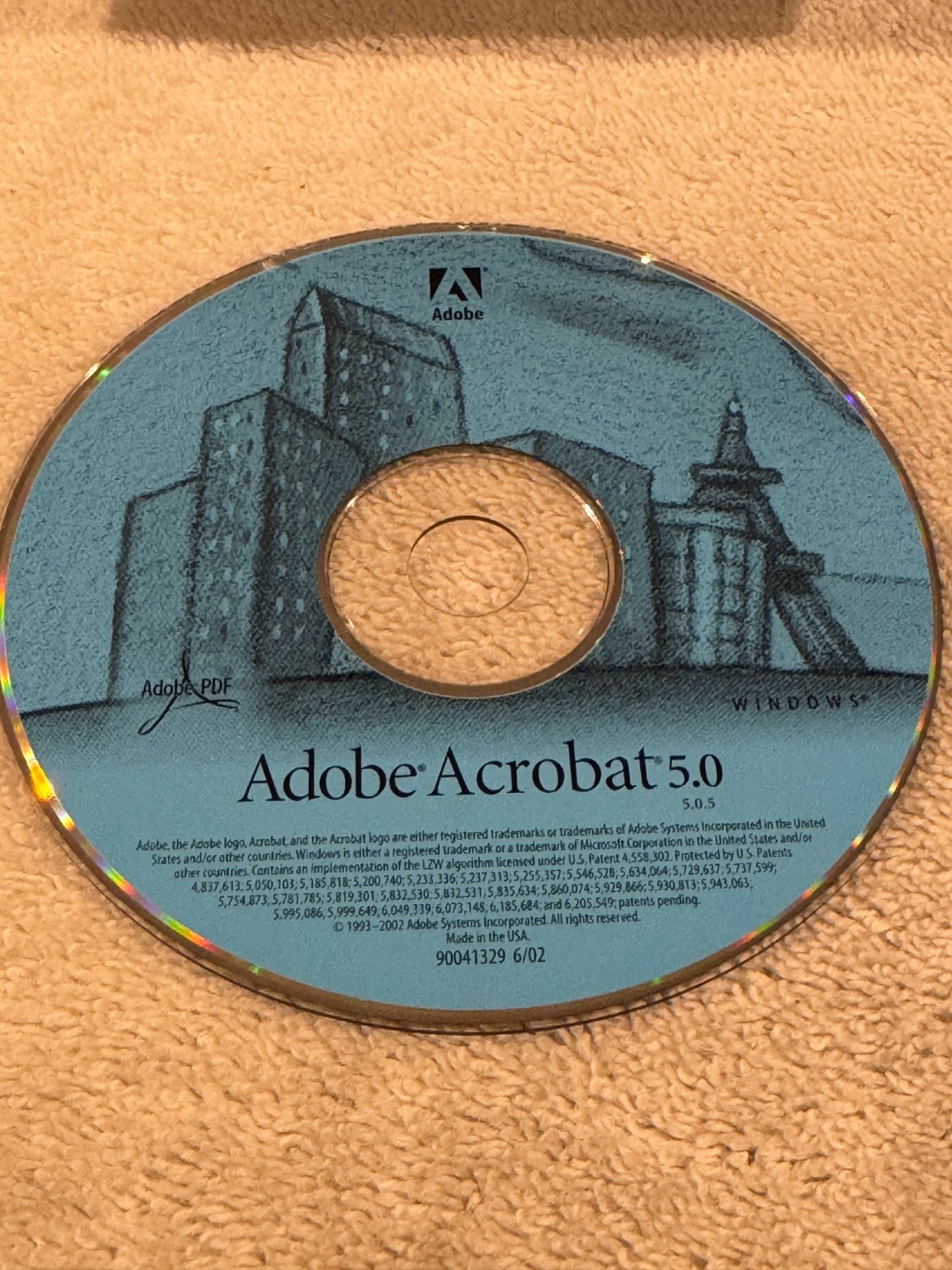 Adobe Acrobat 5.0 for Windows – CD ONLY – SERIAL # NOT INCLUDED!!!!