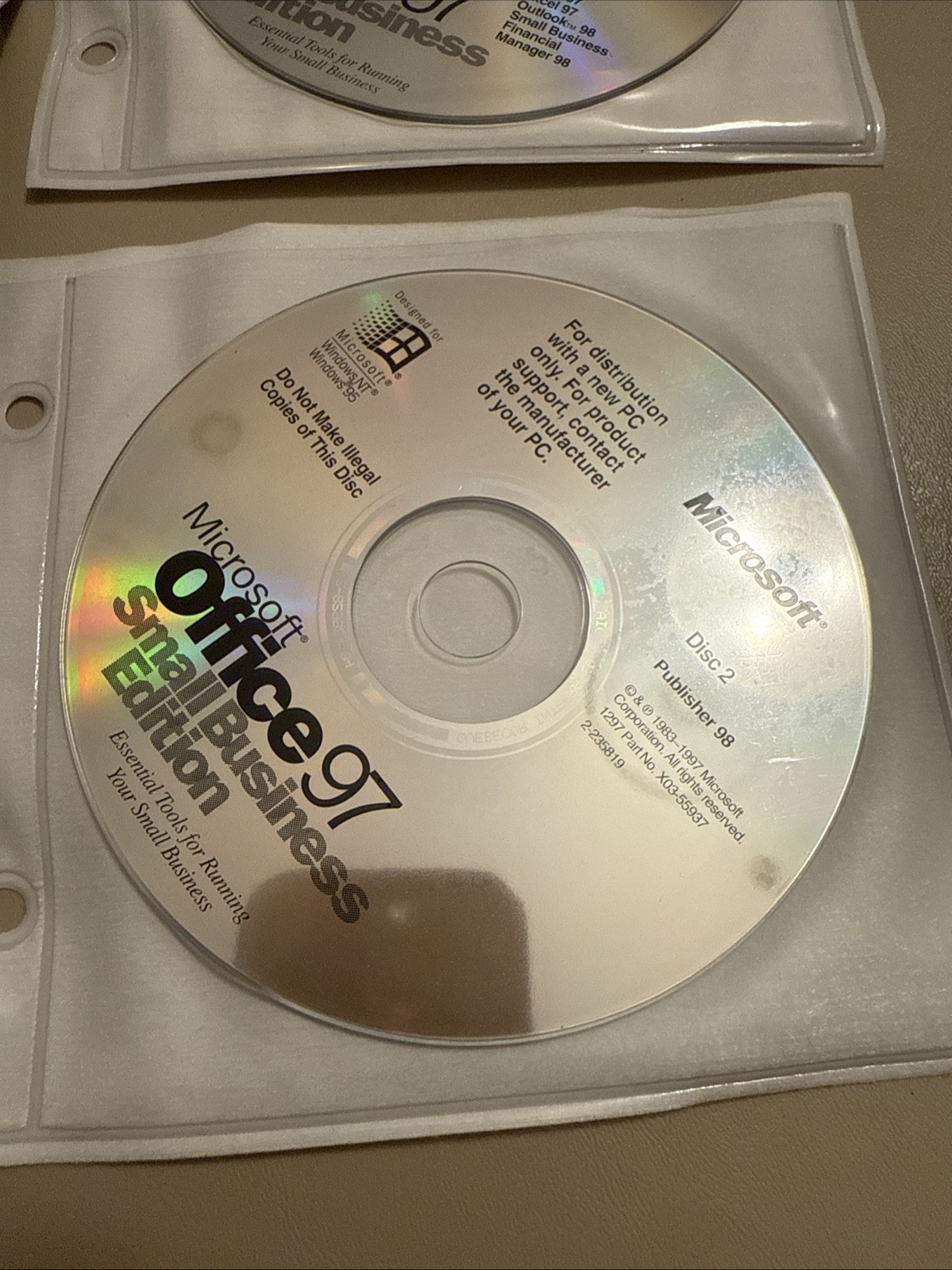 Microsoft Office 97 Small Business Edition With Certificate Of Authenticity
