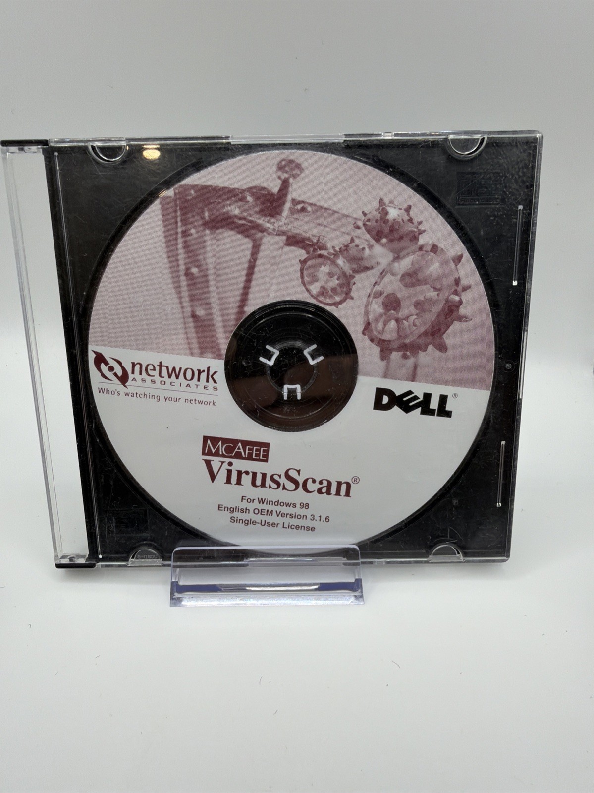 Dell McAfee Virus Scan for Windows 98 English OEM Version 3.1.6 Pre-owned Disc