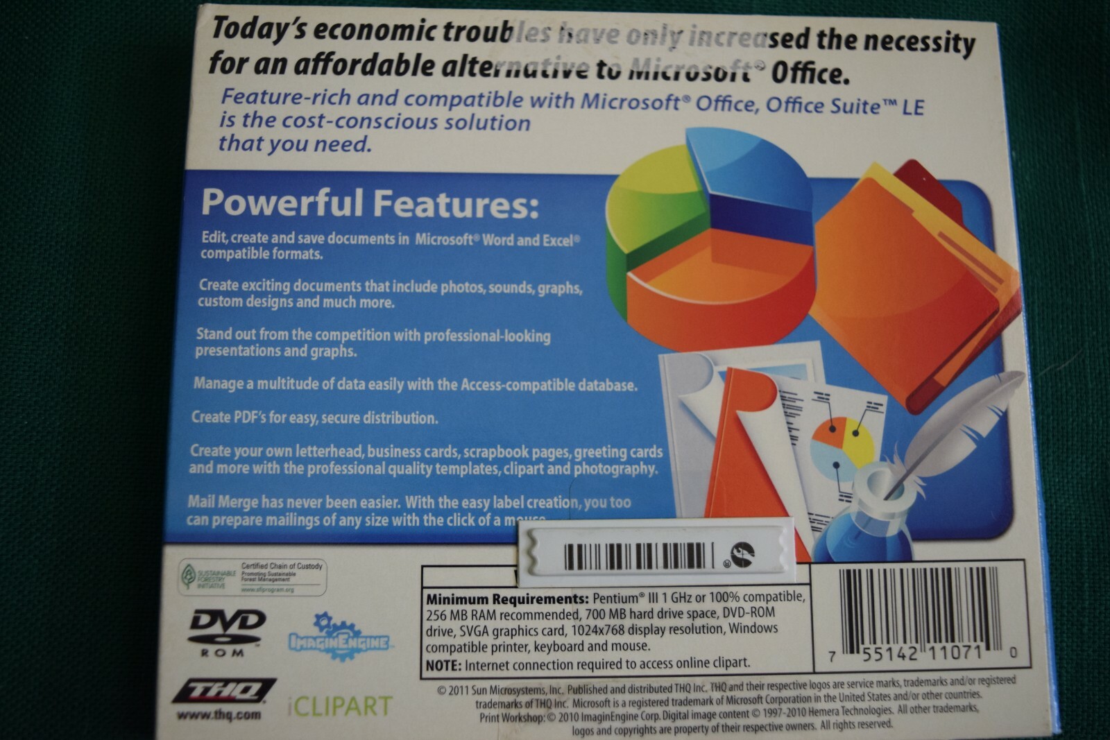 2011 Office Suite LE / Microsoft Office (Word Processing, Spreadsheet and more)