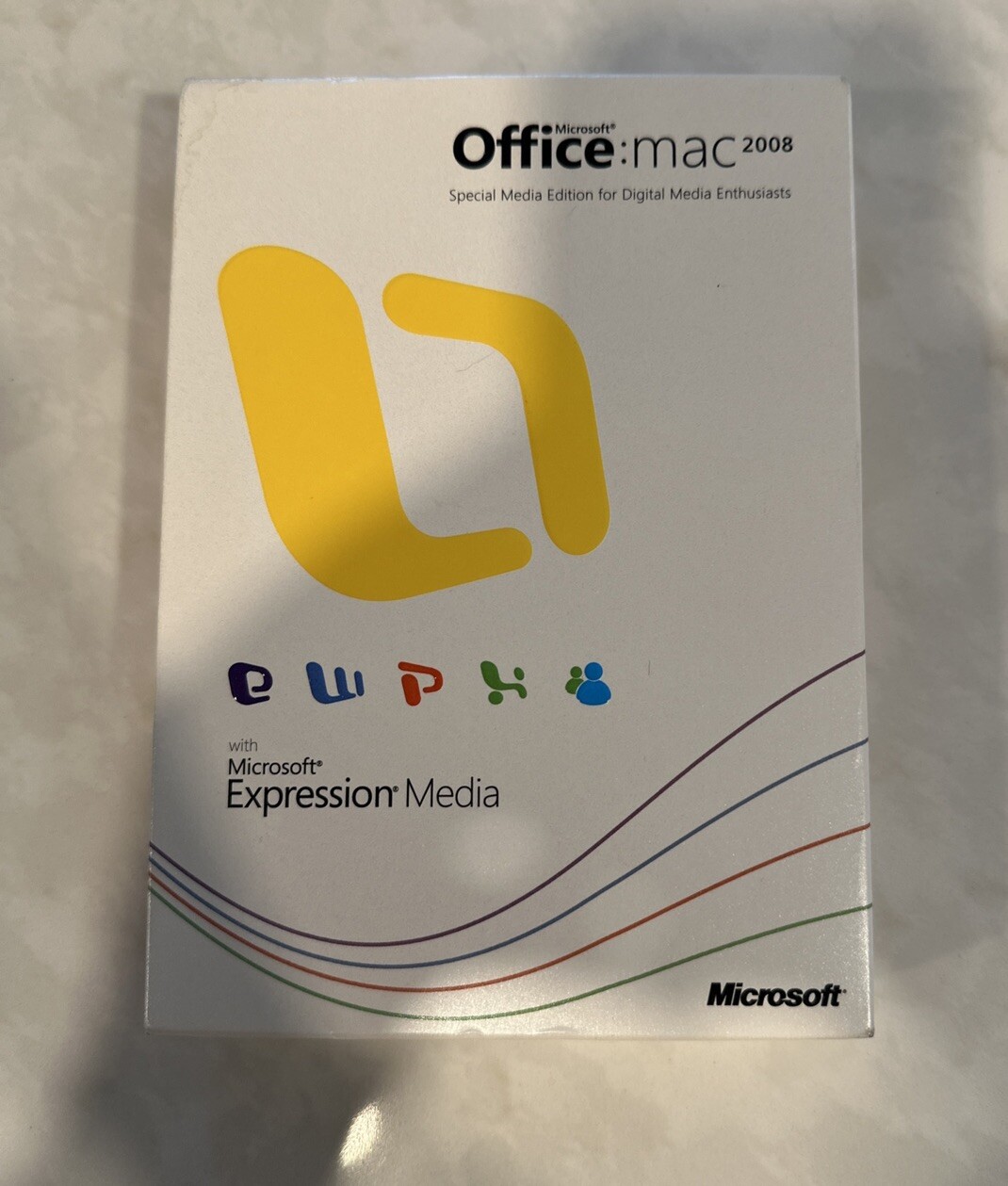 Microsoft Office Mac 2008 with Microsoft Expression Media W/ Key