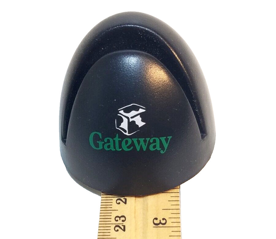 Gateway Computer Y2K 2000 Business Card Holder For Office Desk RARE WoW