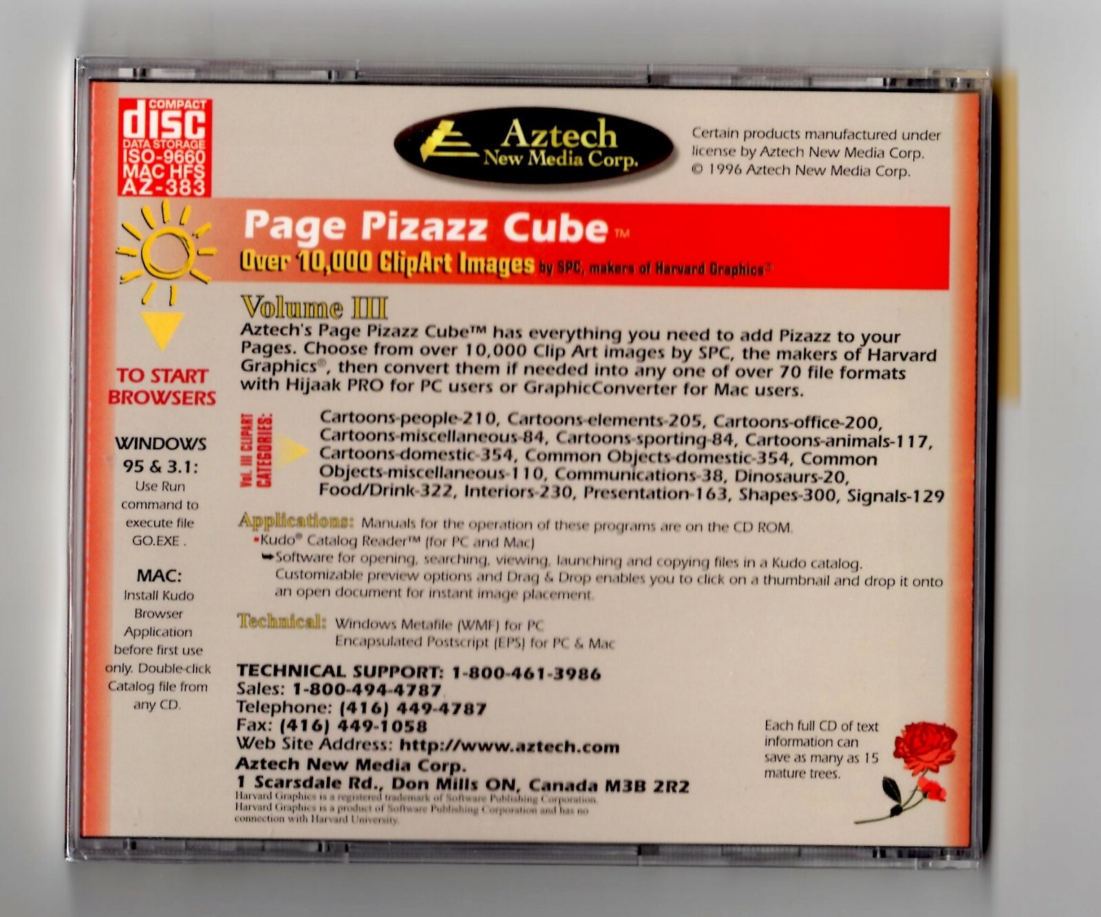 PAGE PIZAZZ CUBE VOLUME 3 PC WINDOWS 95/3.1/MAC