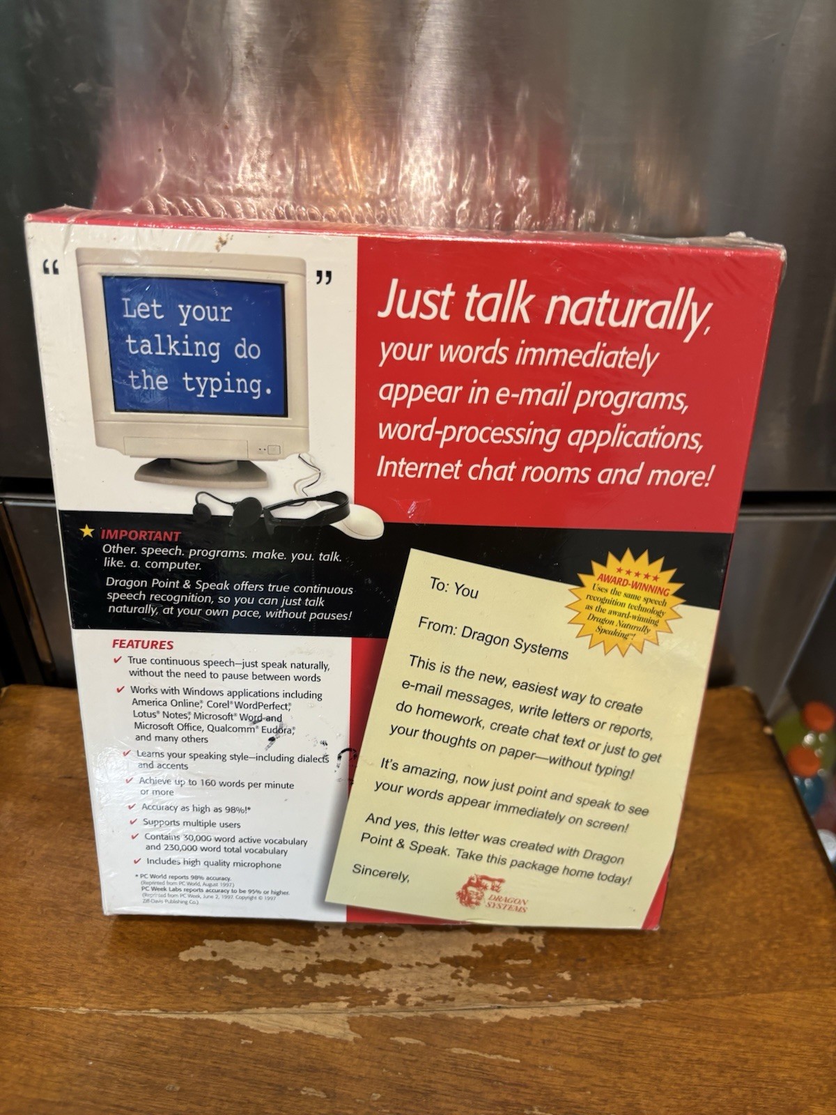 Dragon Point And Speak Works With Windows Program No Typing Involved