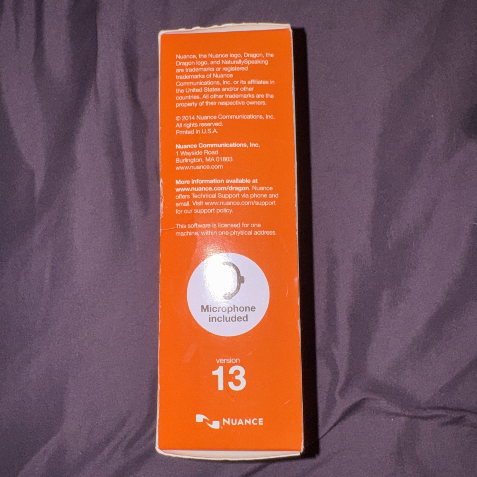 Nuance Dragon NaturallySpeaking Premium 13 software w/ Headset – New Retail Box