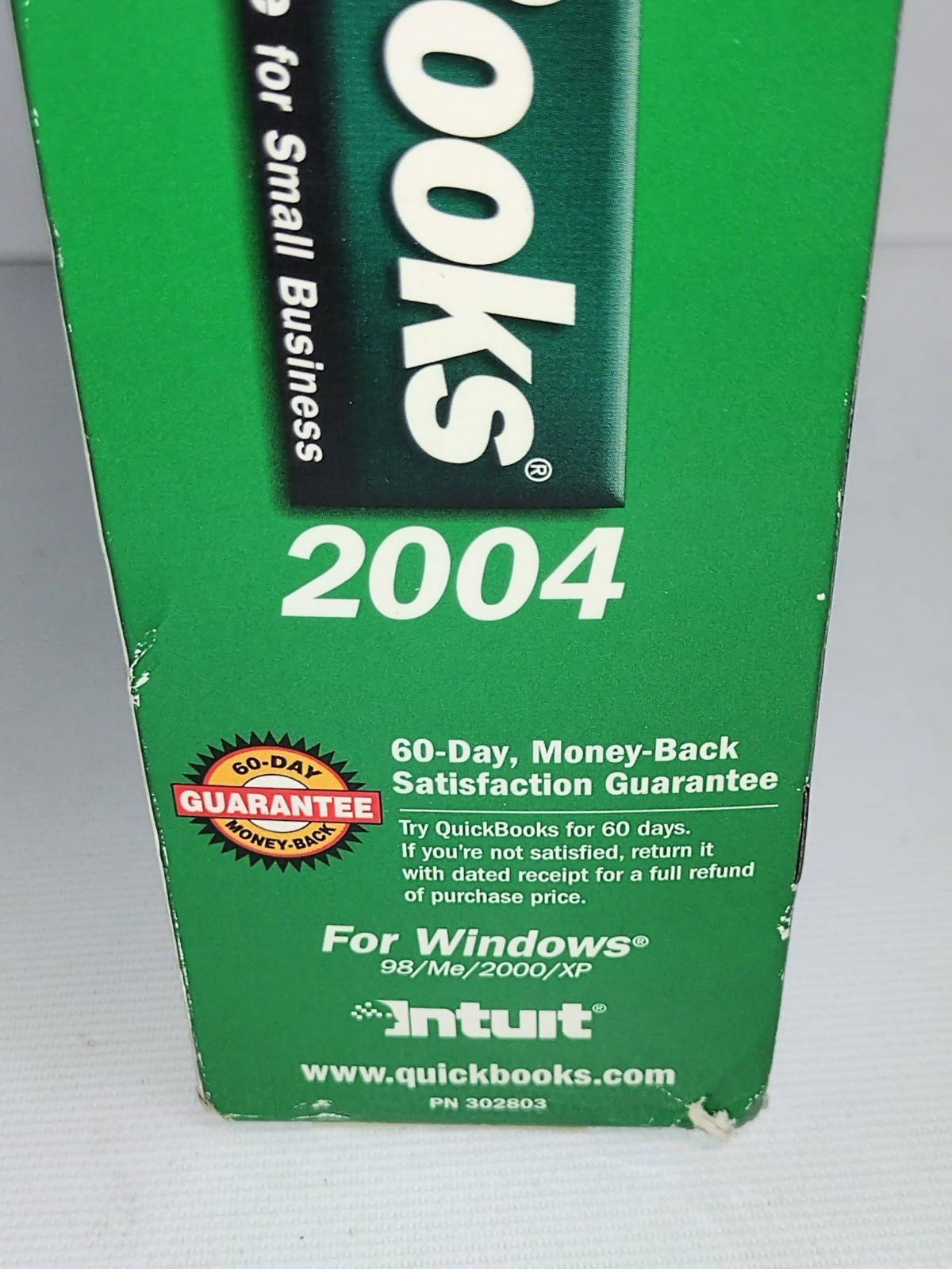 Intuit QuickBooks PRO 2004 Small Business Windows 98/ME/2000/XP