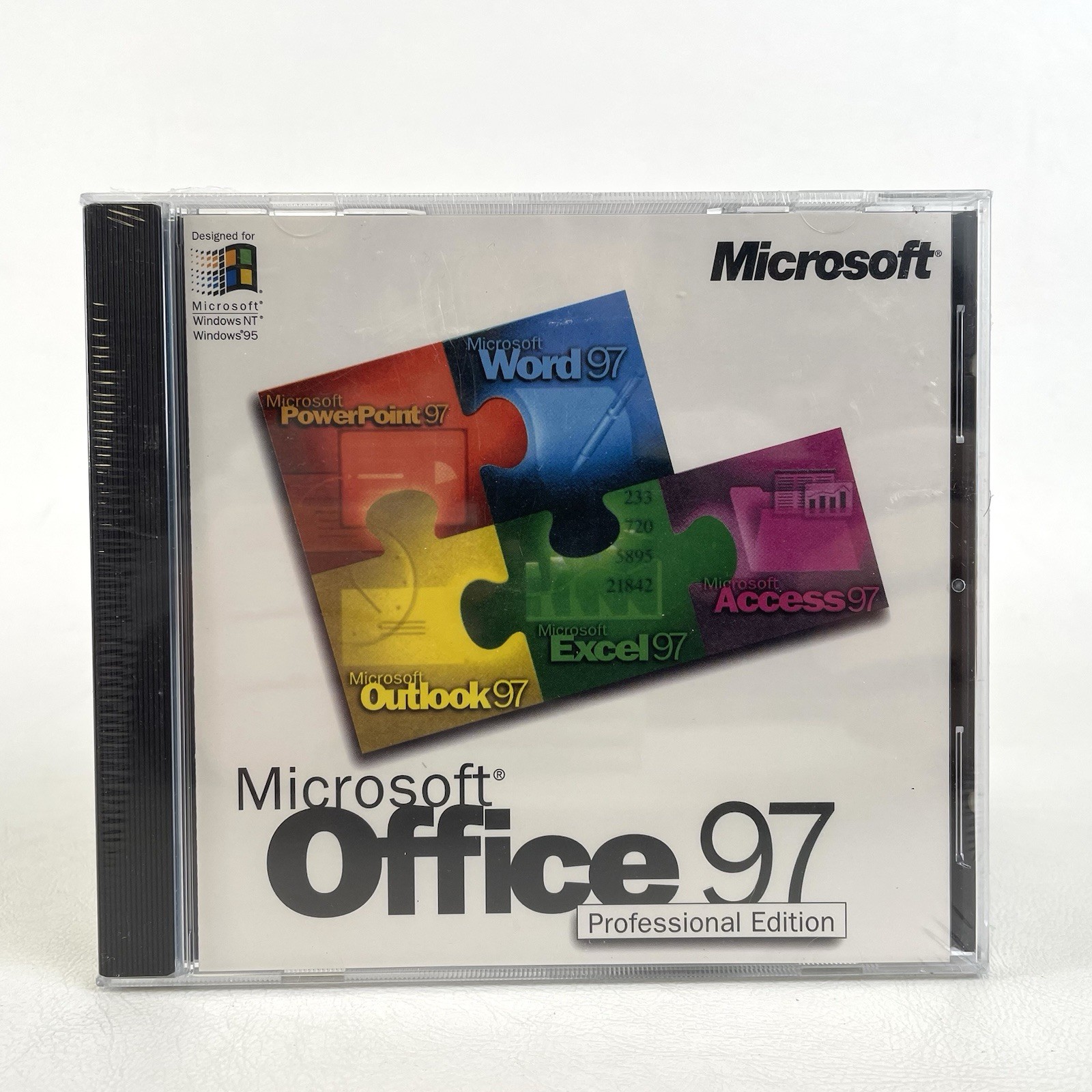 Microsoft Office 97 Professional Edition – Word Excel PowerPoint Access SEALED