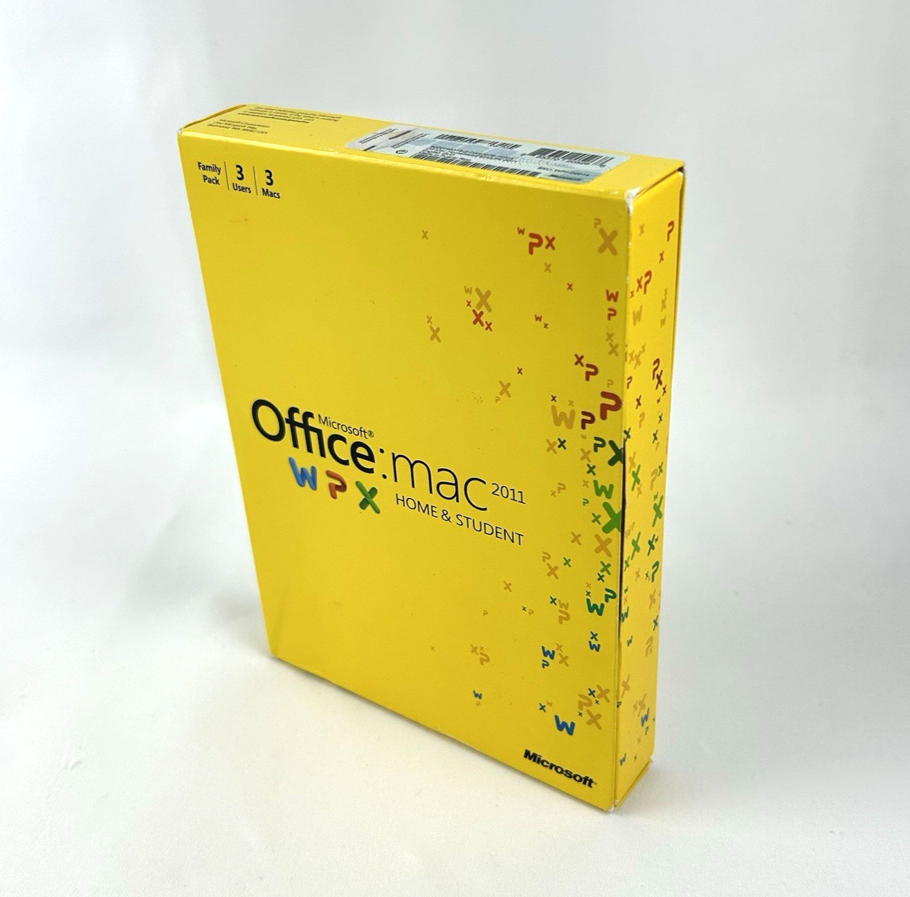 Microsoft Office for Mac Home and Student 2011 Family Pack 3 Users w/ Key *Read*