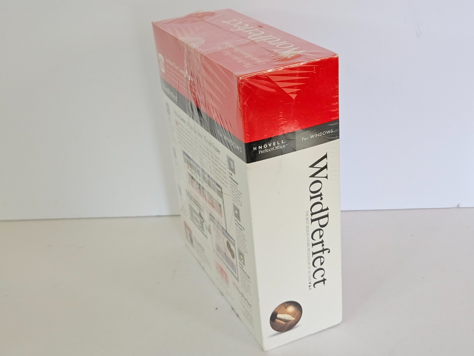 Novell Word Perfect 6.1 Windows Sealed HD Diskettes Word Processor
