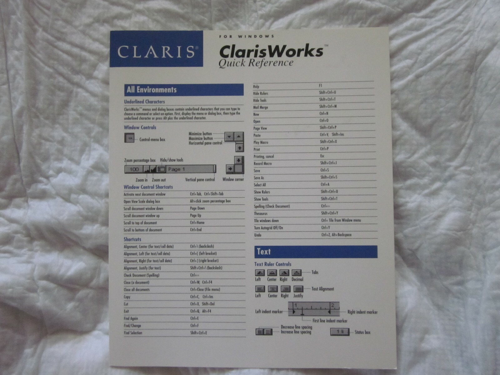 ClarisWorks For Windows 3.x And Quicken For Windows 3.x Software