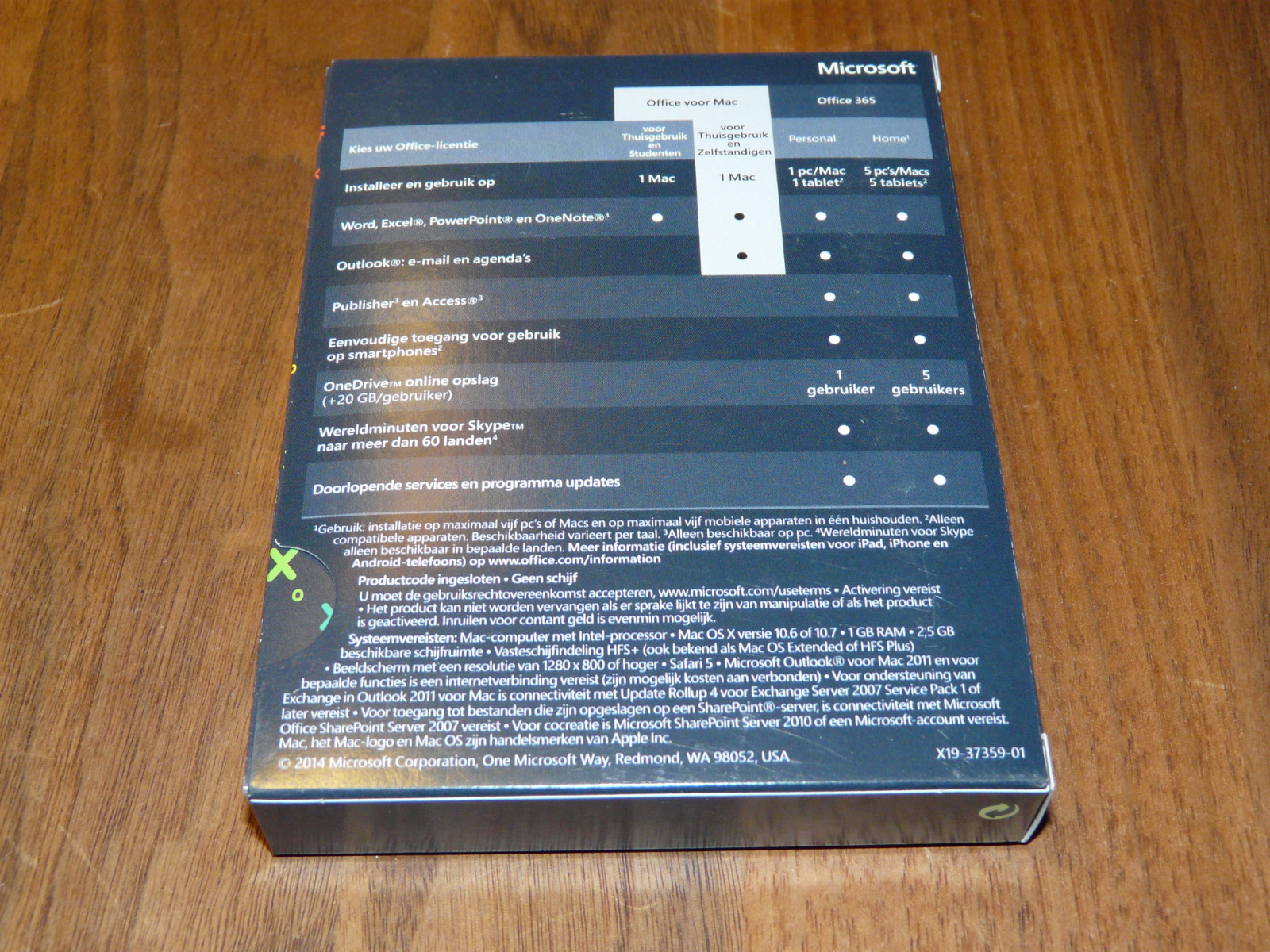 Microsoft Office Mac 2011 Home & Business niederländische Vollversion dutch