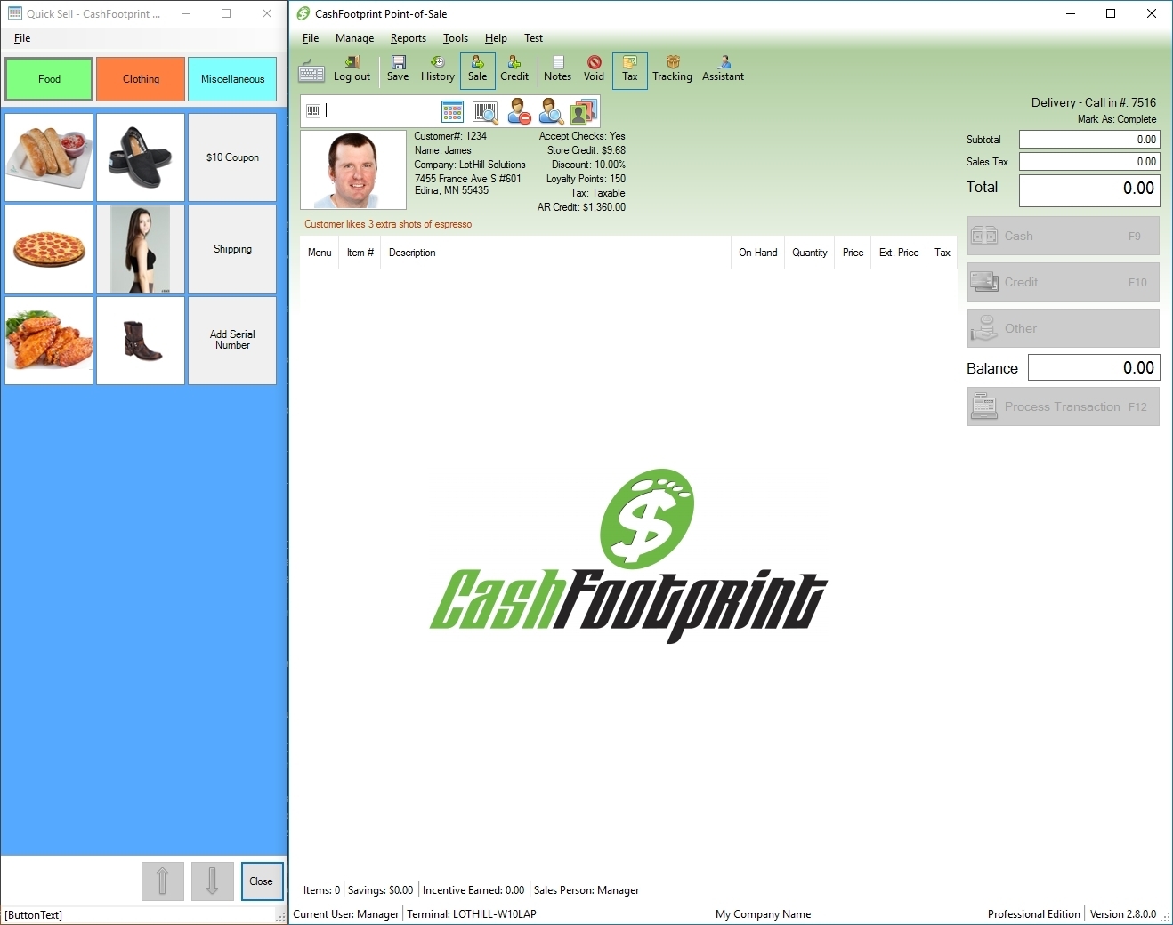 Point of Sale POS SOFTWARE with Inventory & Customers for Retail – CashFootprint