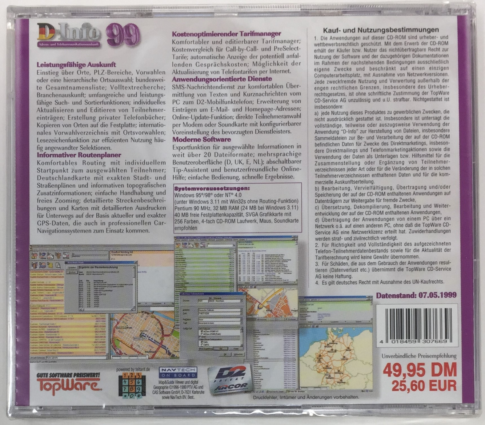 D-Info Address and Telecommunications Information 99 ✰NEW & ORIGINAL PACKAGING✰