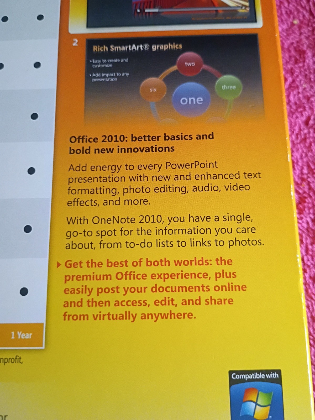 Microsoft Office Home & Student 2010 Software Suite DVD Family Pack for Windows