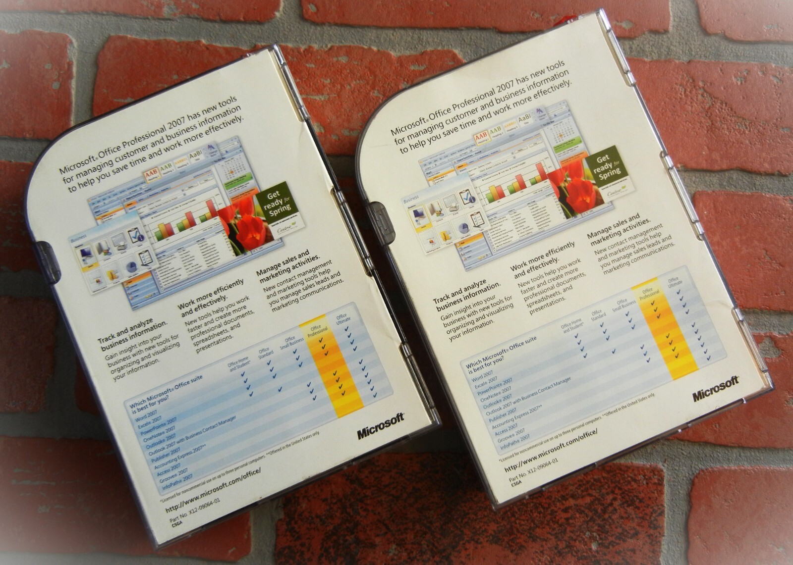 MICROSOFT OFFICE 2007 Vintage PC Software FOR GEEKS All Business UPGRADE FULL