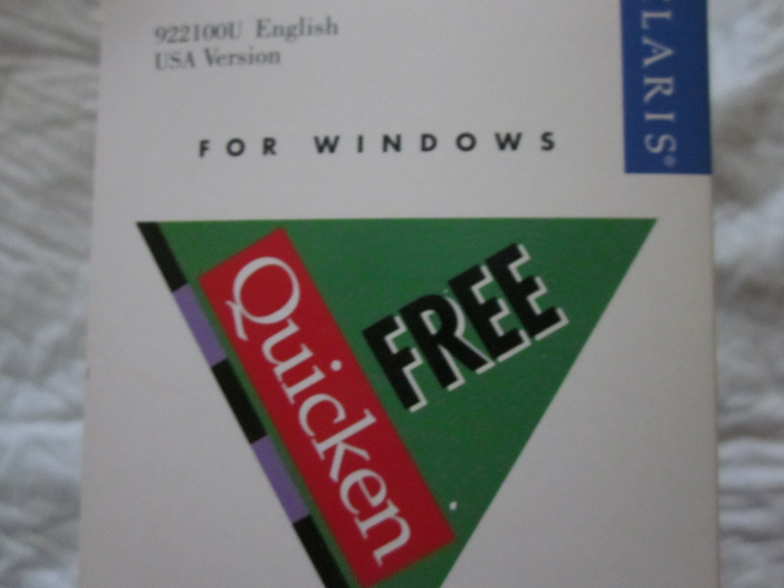 ClarisWorks For Windows 3.x And Quicken For Windows 3.x Software