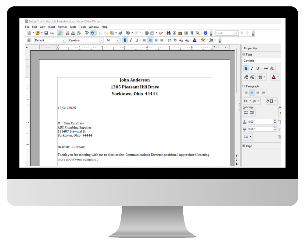 Open Office Software Suite for Windows – USB – Word Processing – Home & Office