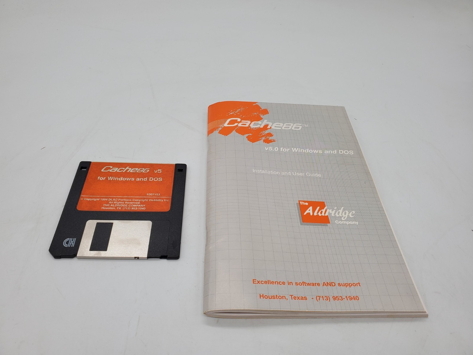 Cache86 v5.0 (Aldridge Software, 3.5″ Floppy, Windows & Dos) 286 and above – VTG