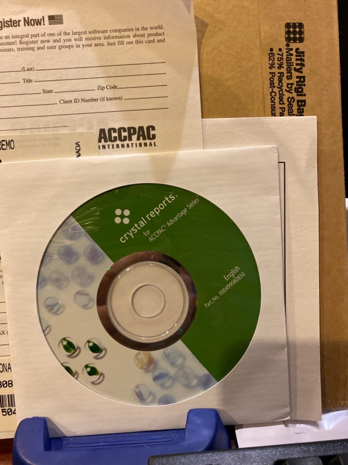 NEW Seagate Crystal Reports Professional for ACCPAC Advantage Series Version 8.5