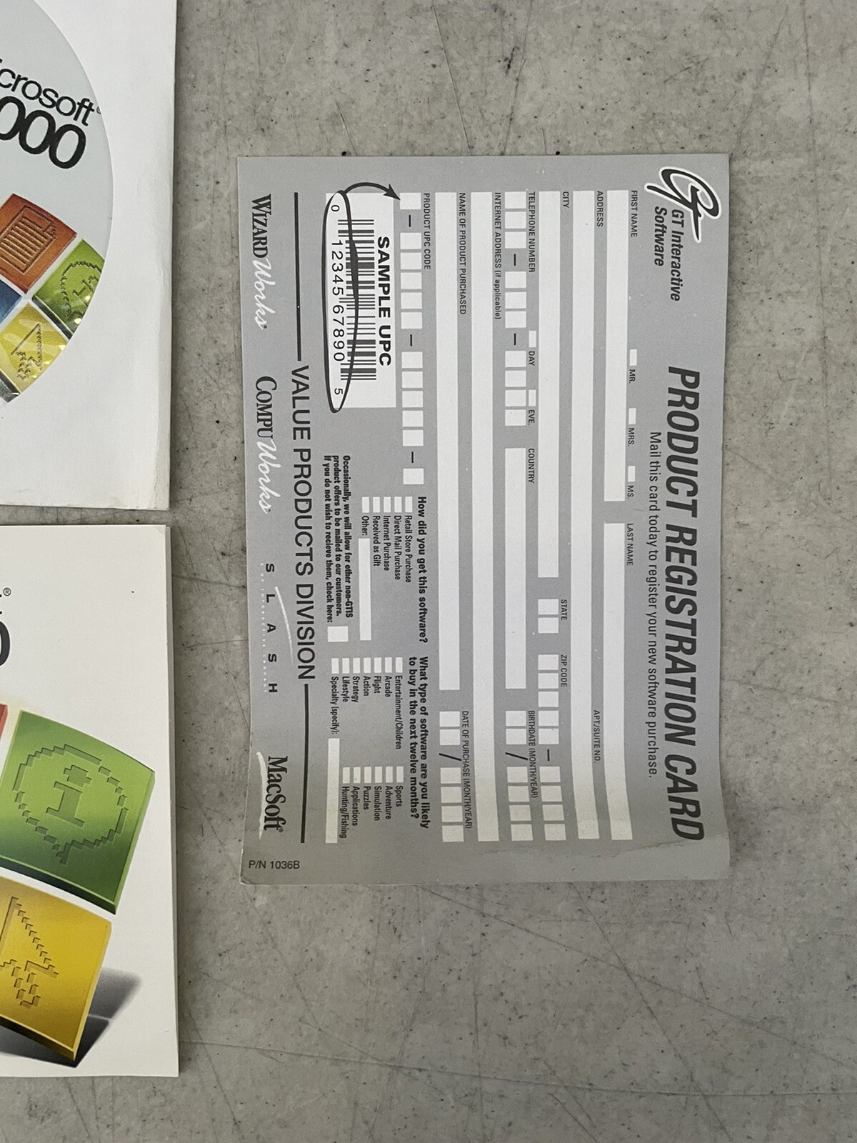 Learn Microsoft Office 2000 (Windows 98/95 CD-ROM) Sleeve NEW