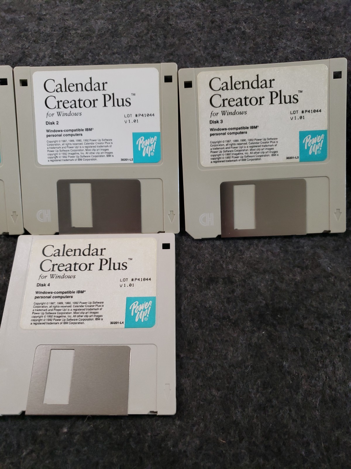 Vintage Spinnaker Calendar Creator Plus Version 1 for Windows 3.1 (C19B2)