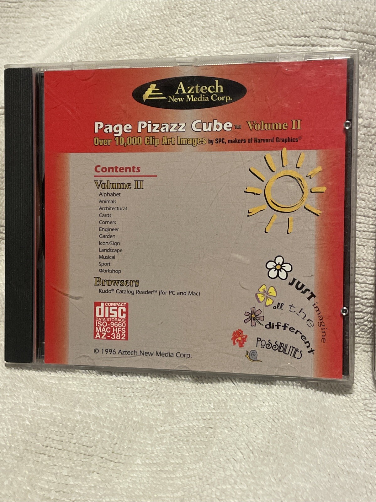 PAGE PIZAZZ CUBE VOLUMES 2 & 6- PC WINDOWS 95/3.1/MAC Fast Free Shipping