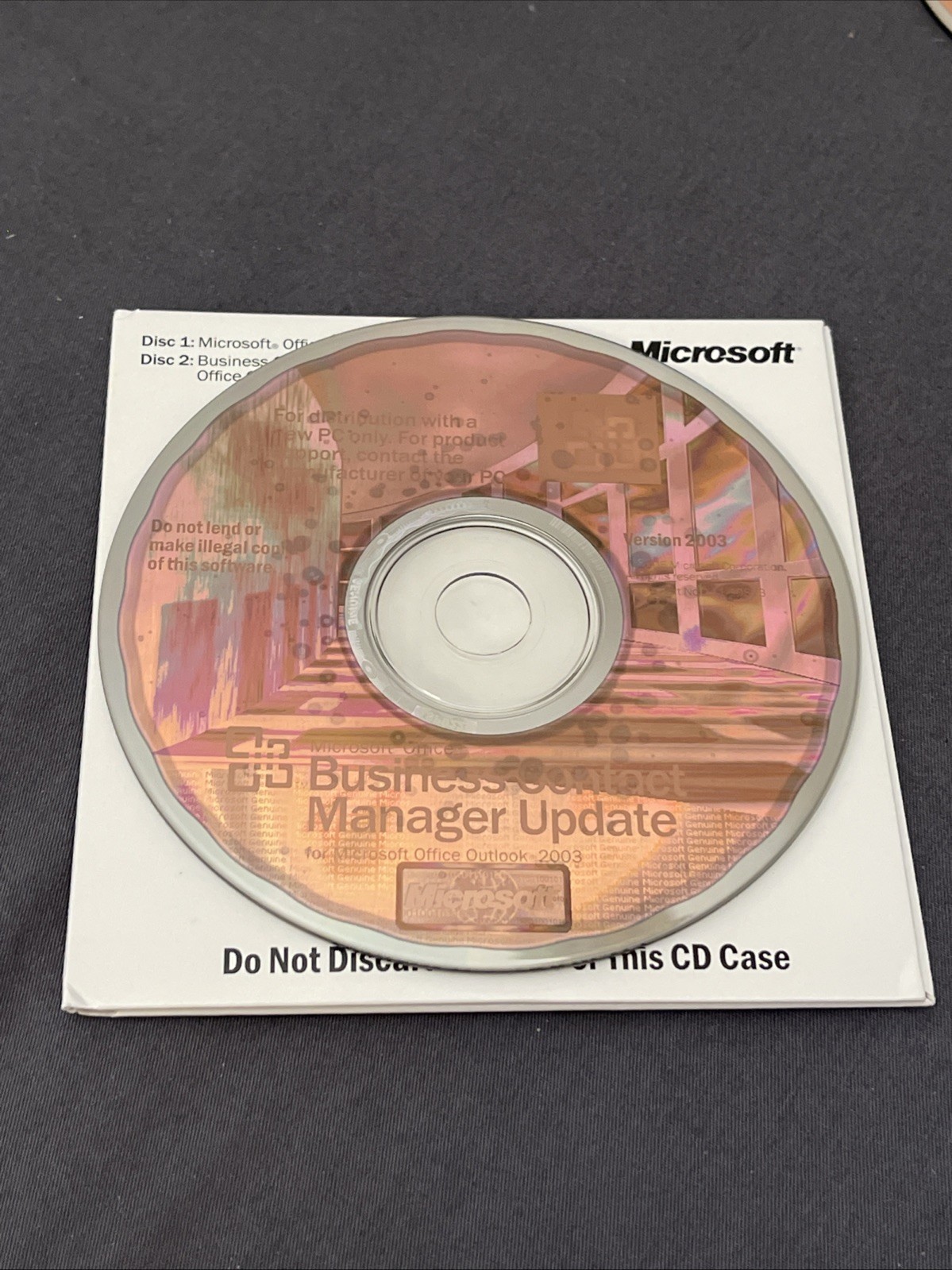 Microsoft Office Small Business Edition 2003 w/ Business Contact Manager (& KEY)