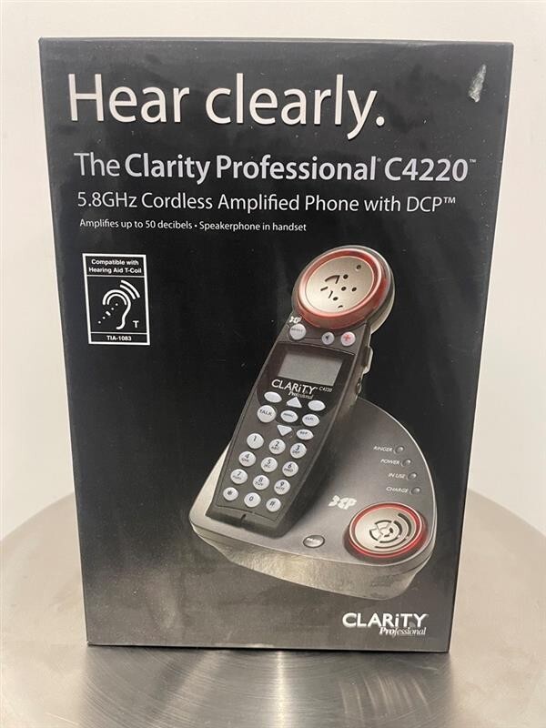 Clarity Professional C4220 Cordless Amplified Phone