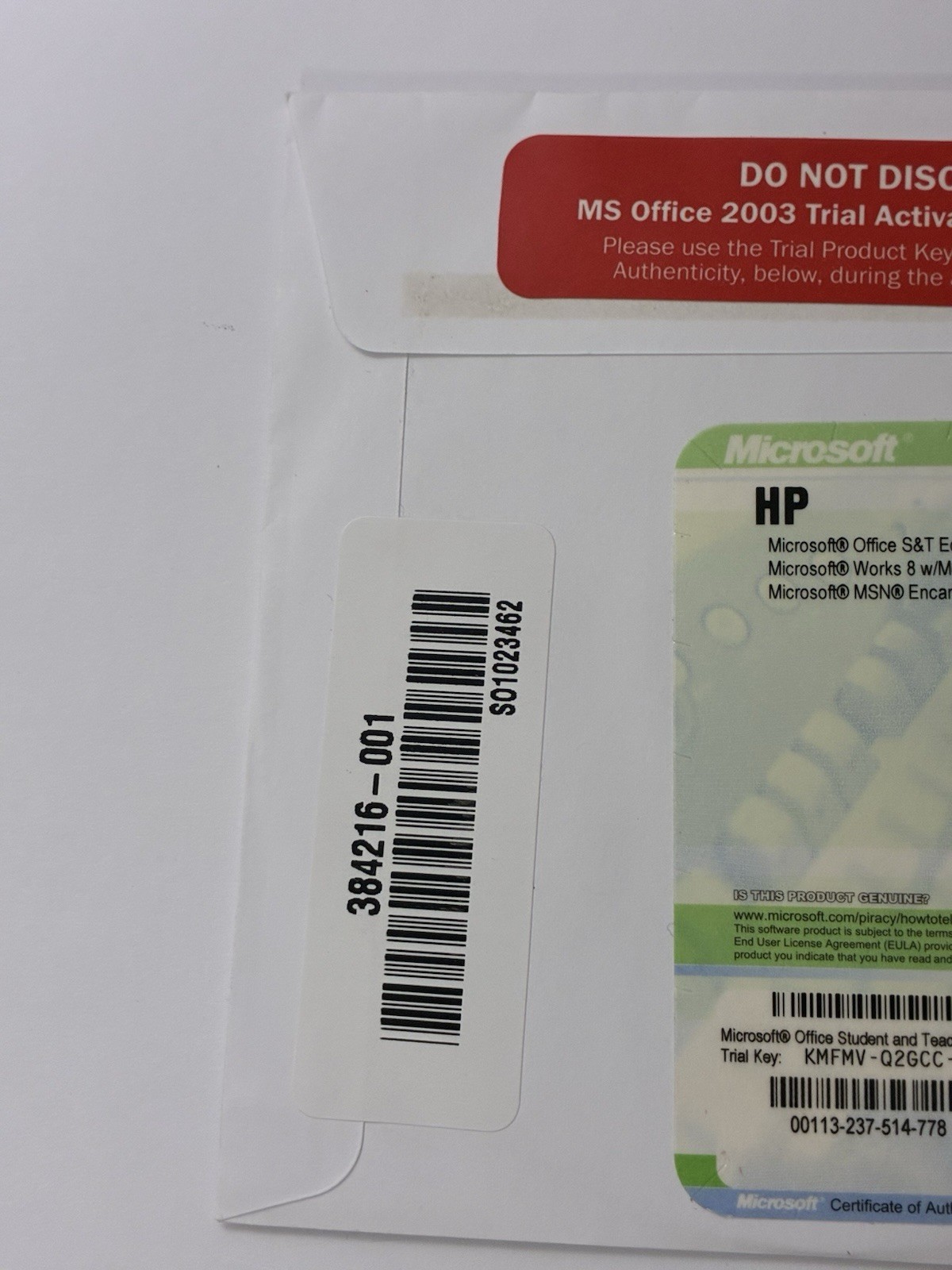 2005 Microsoft Works 8 w/ MS Money Standard-Bonus Office 2003 Trial-NEW SEALED!!