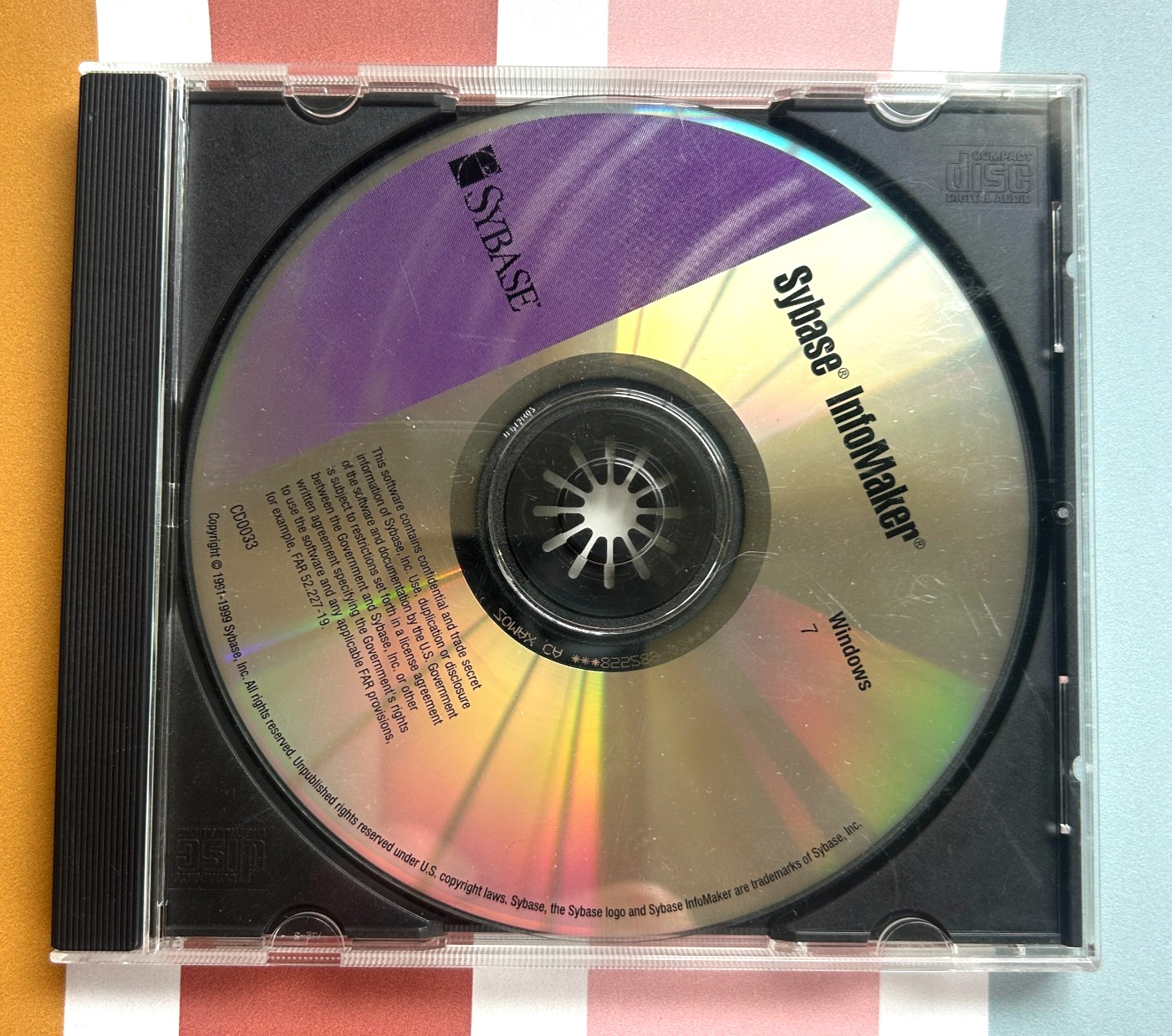 Sybase InfoMaker for Microsoft Windows 7 w/ Key