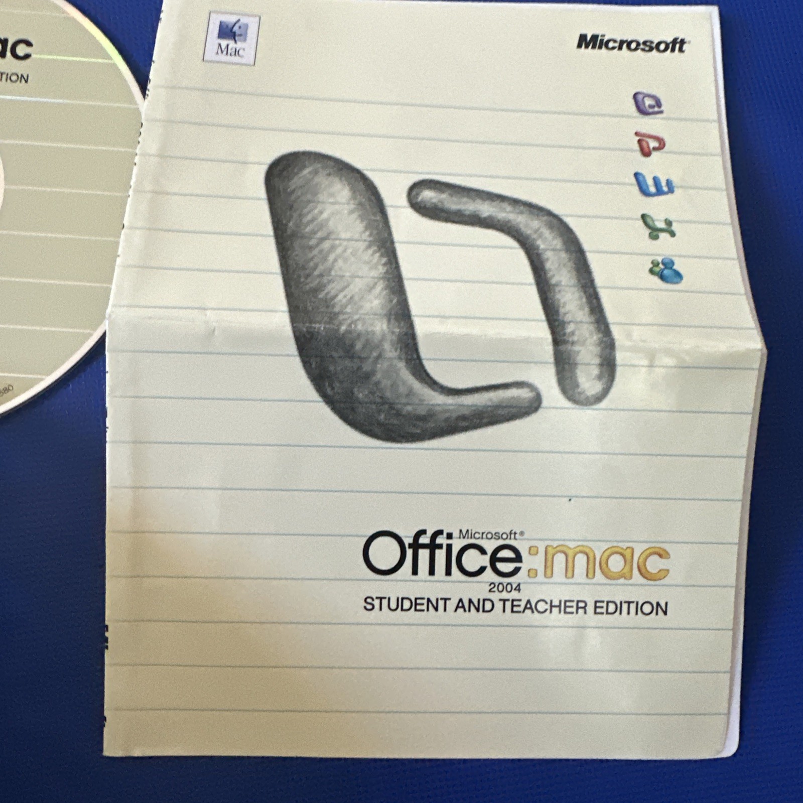 Microsoft Office Mac Student and Teacher Edition 2004 with 3 product keys