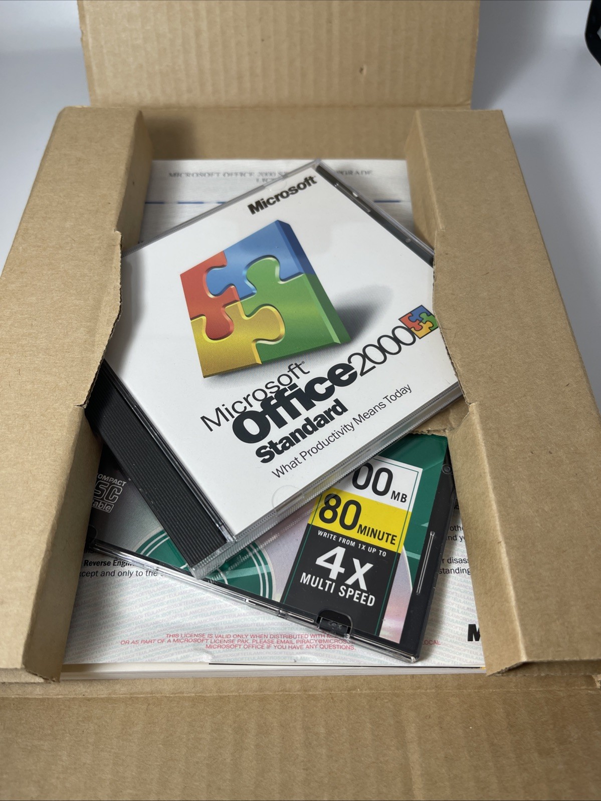 Microsoft Office 2000 Standard w/Special Upgrade – Word-Excel-Outlook-PowerPoint