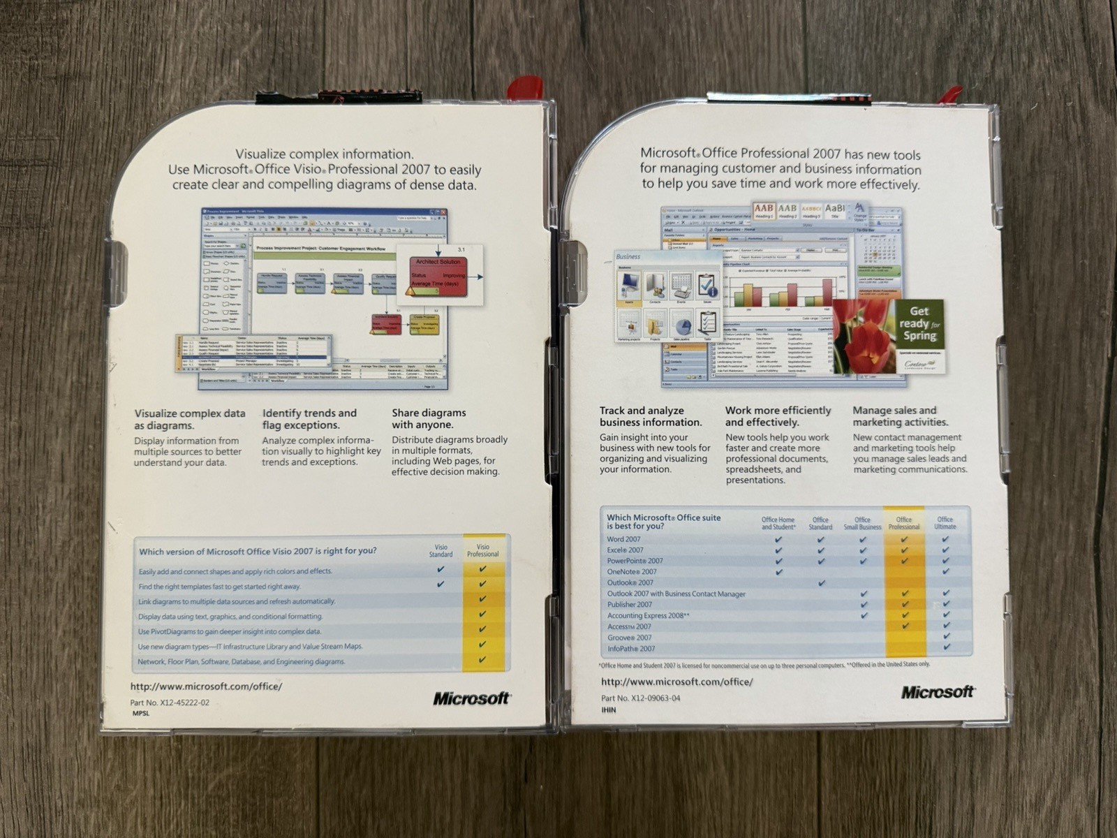 Microsoft Office Professional 2007 & Visio 2007 Professional (Previously Used)