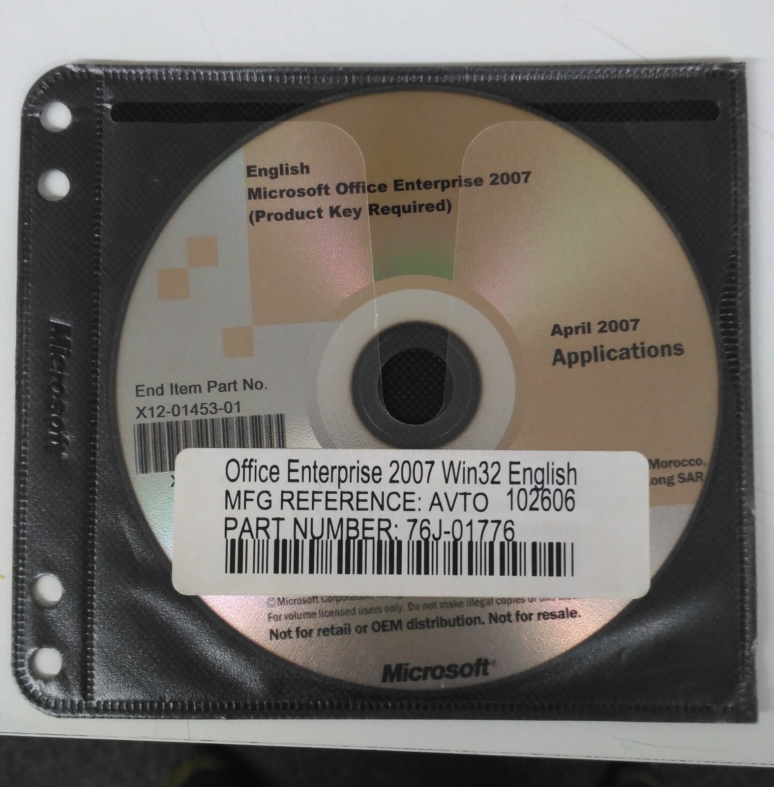 Office 2007 Enterprise 10 Pc’s + Visio 2007 Windows 11 and 10!