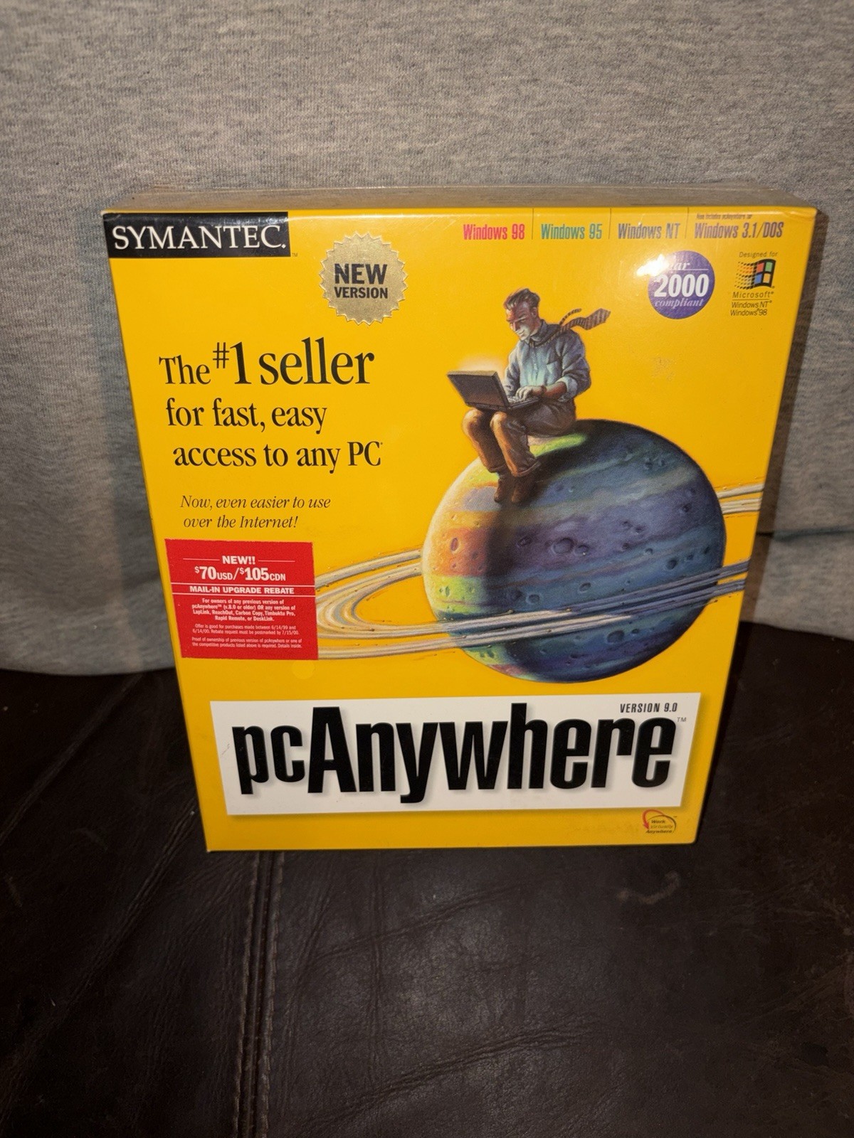 Symantec pcAnywhere 9.0 For Windows New Factory SEALED
