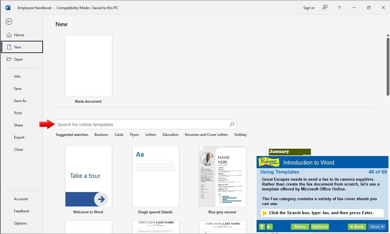 Professor Teaches Super Set 12 Windows PC Office 2021 2019 QuickBooks Training