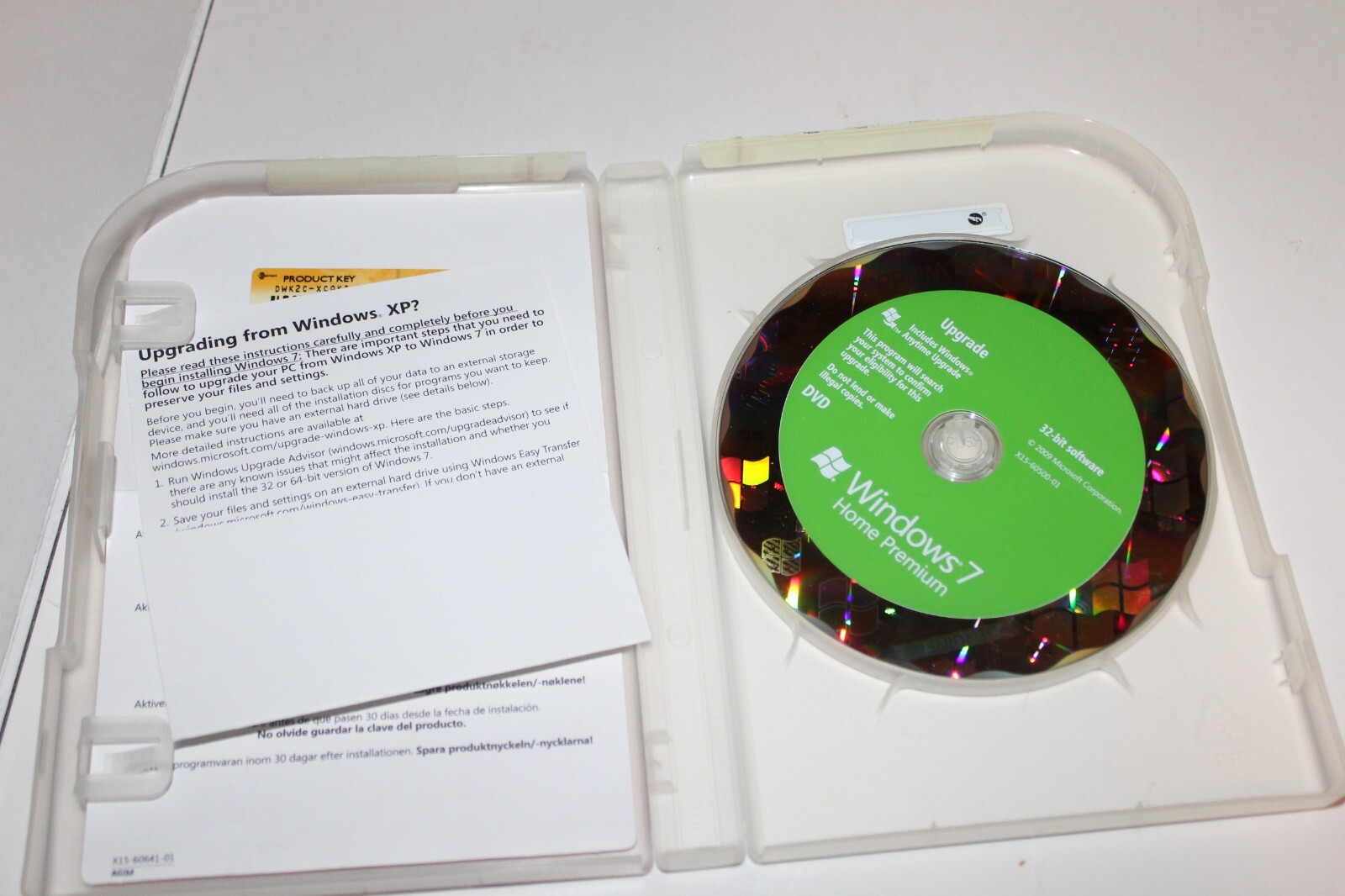Microsoft Windows 7 Home Premium Upgrade with Key