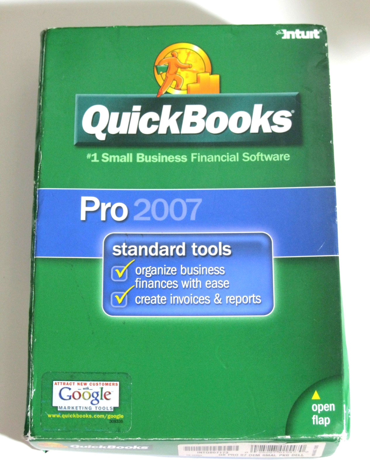 INTUIT QUICKBOOKS PRO 2007 SMALL BUSINESS FOR WINDOWS W/ LICENSE KEY