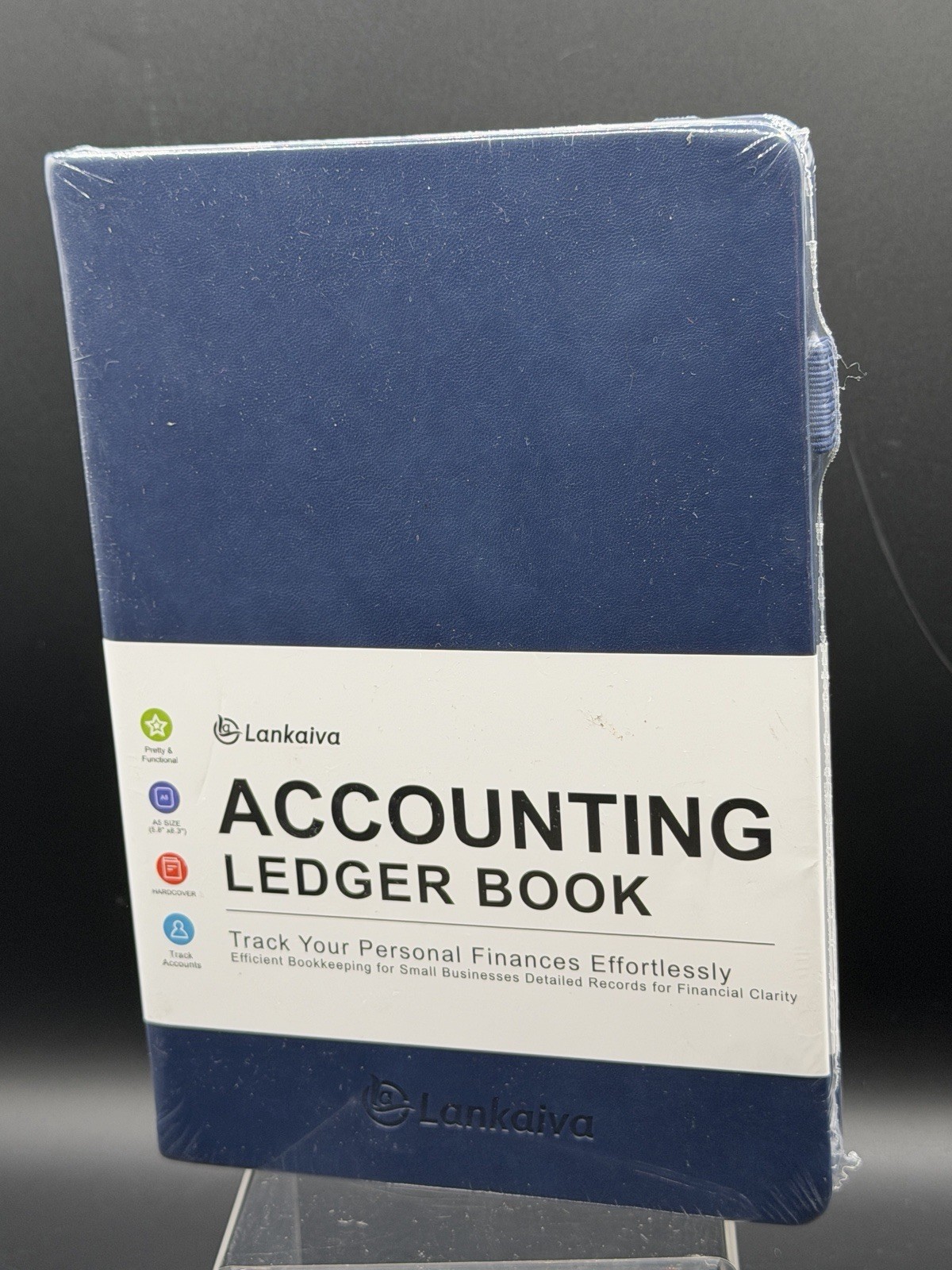 Accounting Ledger Book – Ledger Books Bookkeeping for Personal & Navy Blue #M