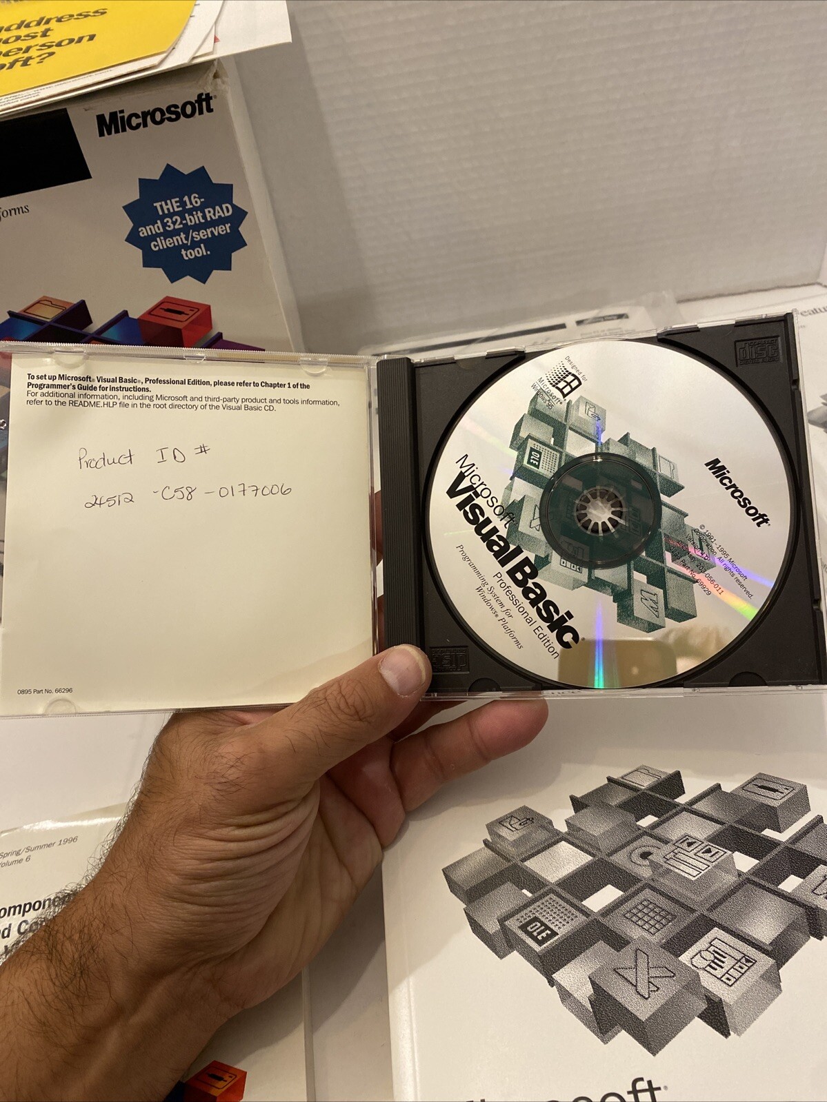 Microsoft Visual Basic 4.0 Professional Edition For Windows 95 NT 3.1 Complete