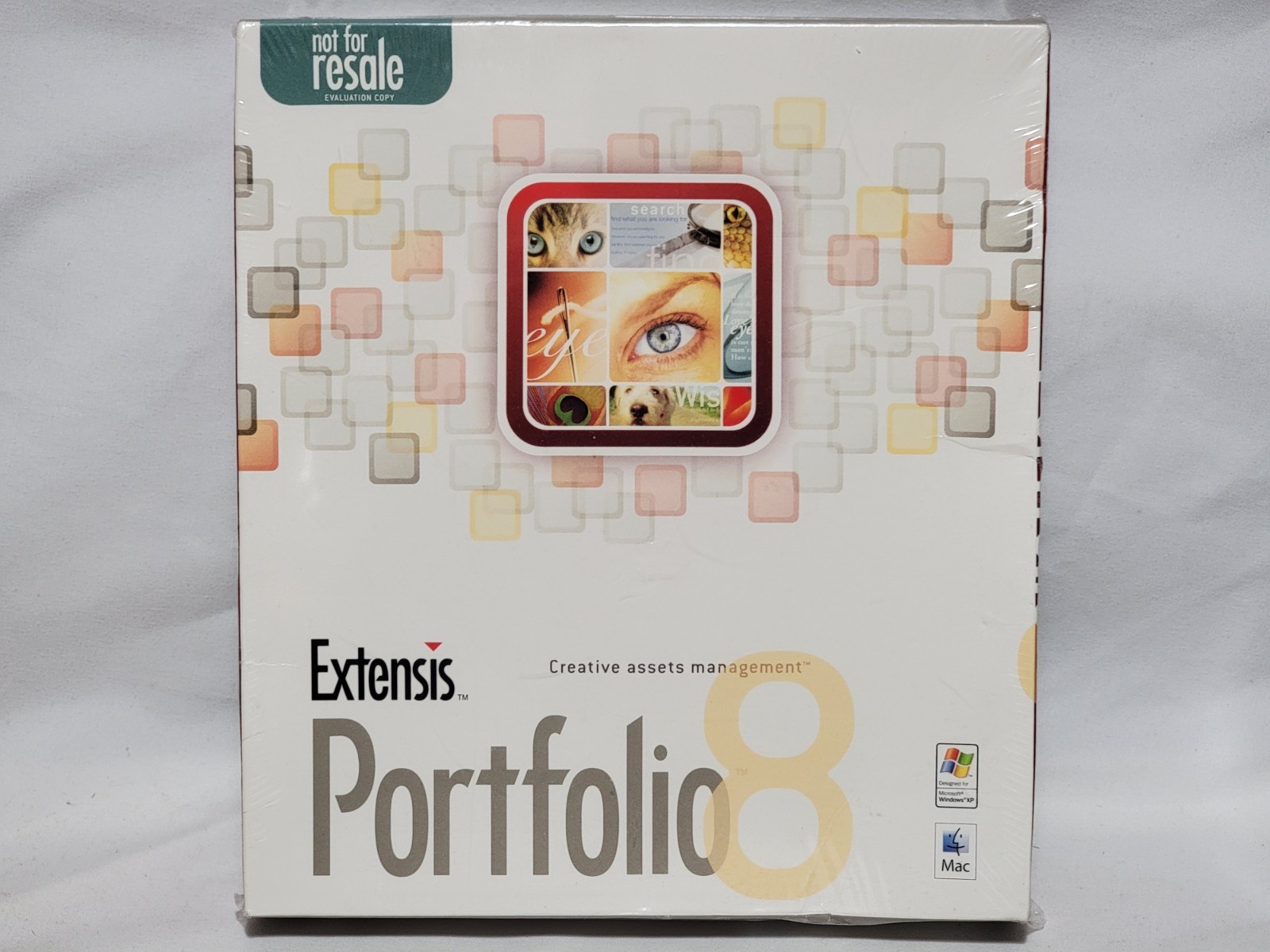 NEW (Read) Extensis Portfolio 8 PC Mac Not For Resale Evaluation Copy SEALED ’05