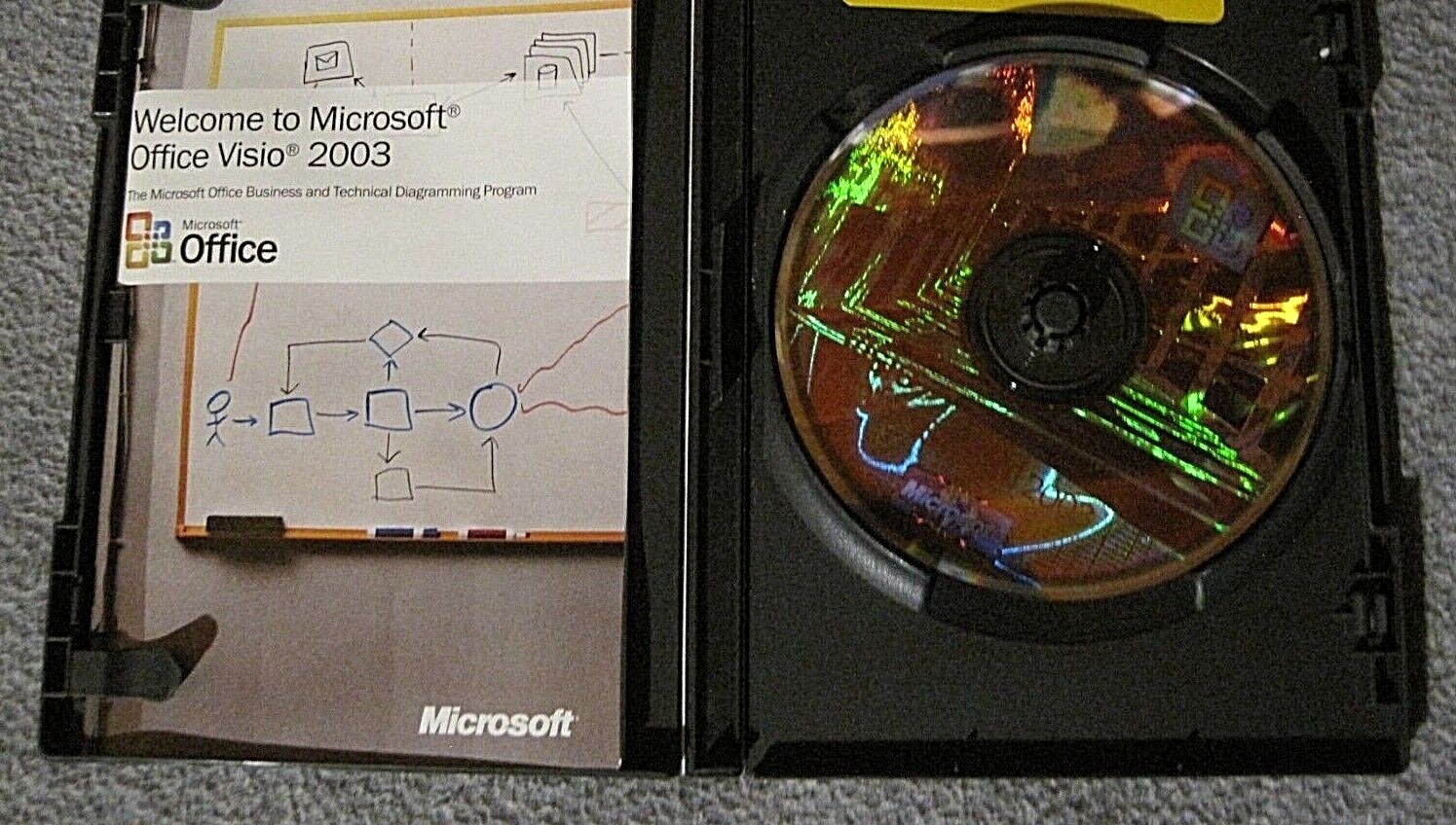 Visio Bundle – Vision 4.0 CD/3.5″ Floppies 95/3.1 + Visio Professional 2003 CD