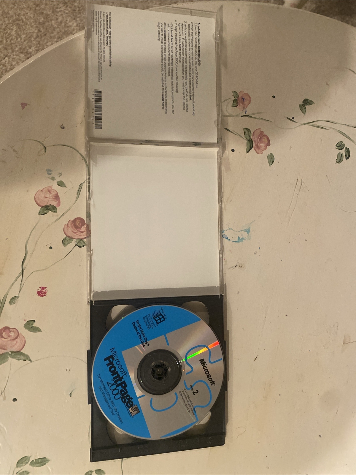 Microsoft FrontPage 2000 PC CDROM Windows 98