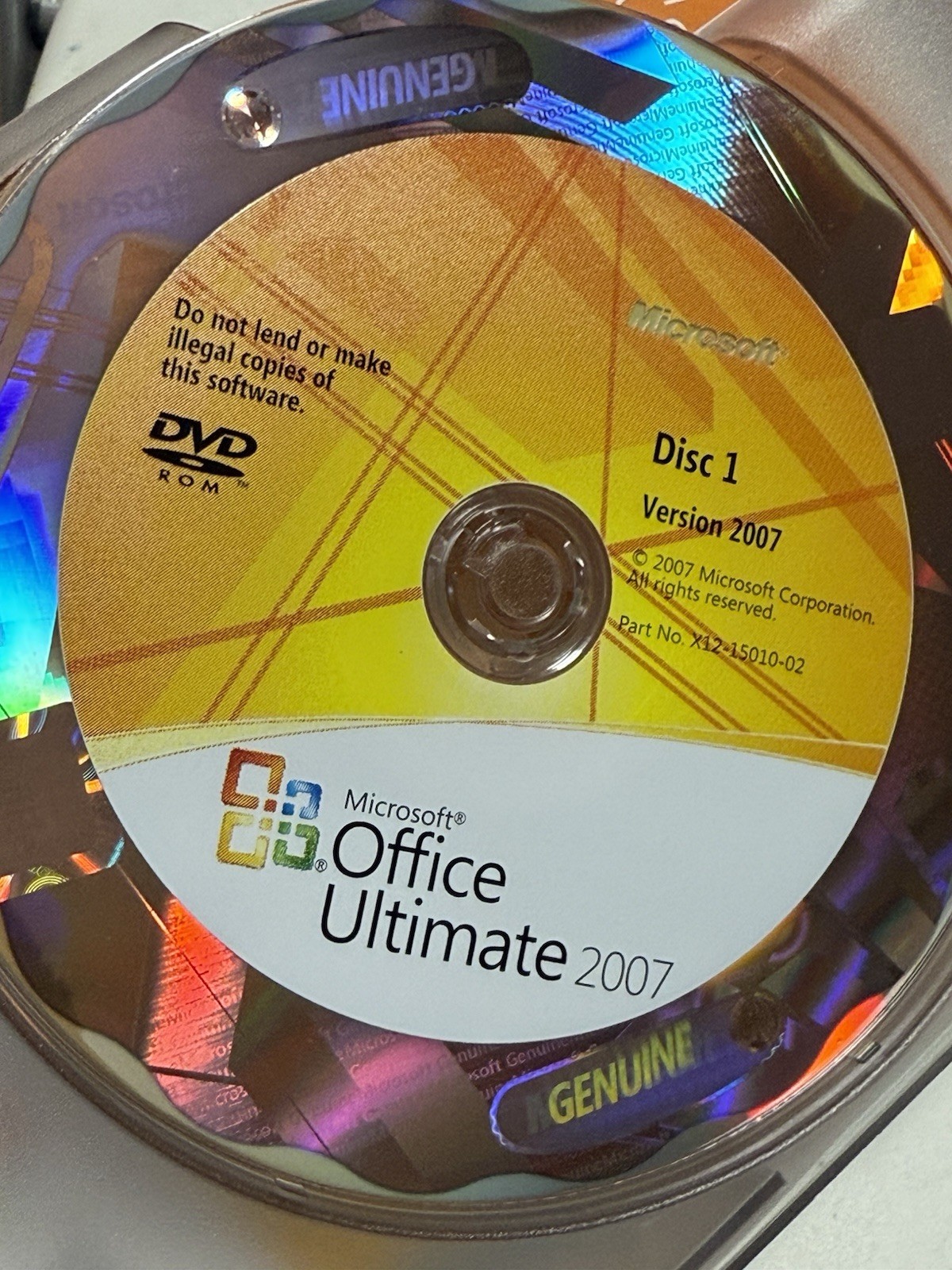 Microsoft Office Ultimate 2007 (PC Full Version) Opened